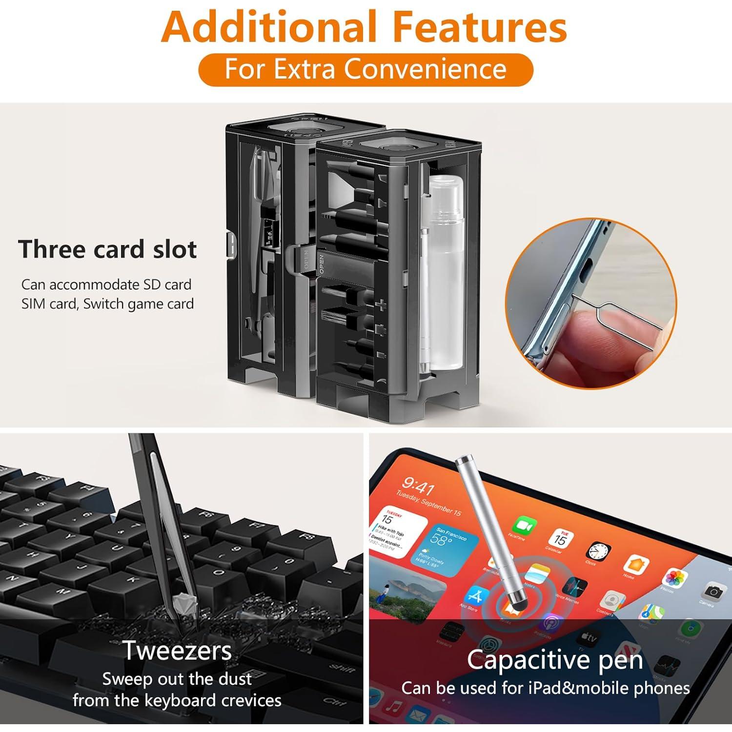 Kit de limpieza 32 en 1 GintaXen para dispositivos móviles