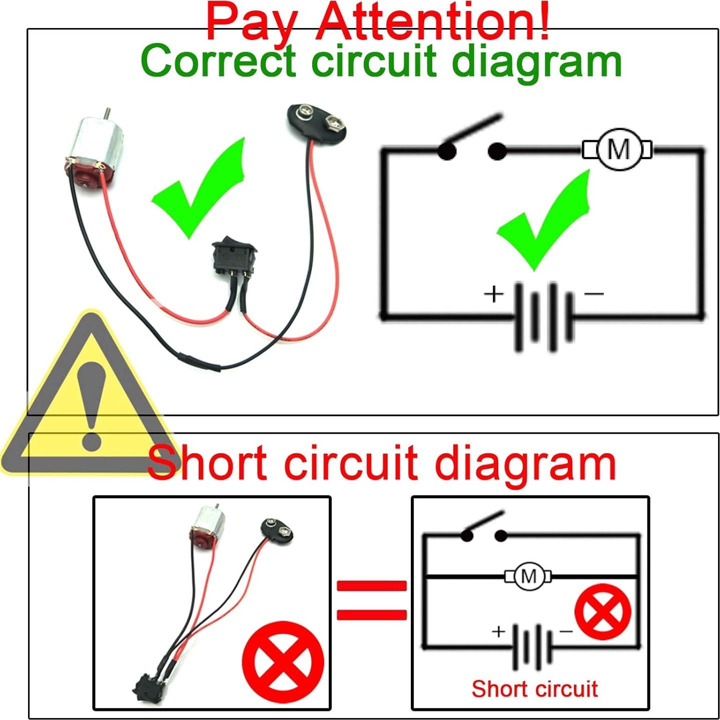 Kit de Motores DC EUDAX 6 Piezas 3V-12V 25000 RPM