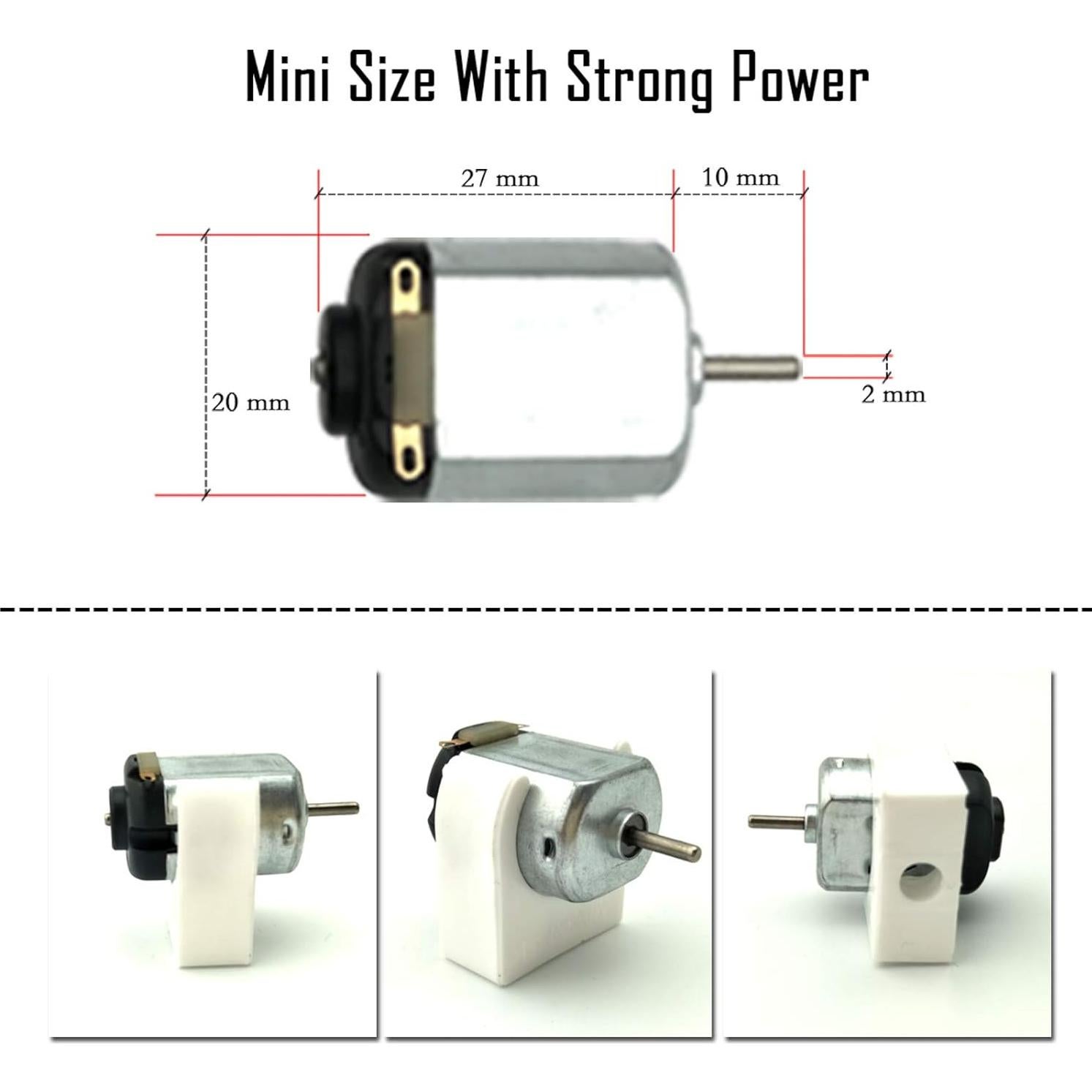 Kit de Motores de CC EUDAX 18 para Juguetes DIY 3V 24000RPM