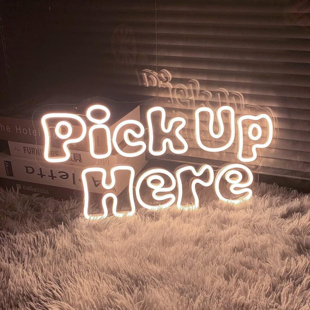 Cartel de Neón LED ZPLNOSIN 50.8 CM Decoración Pared Blanco Cálido