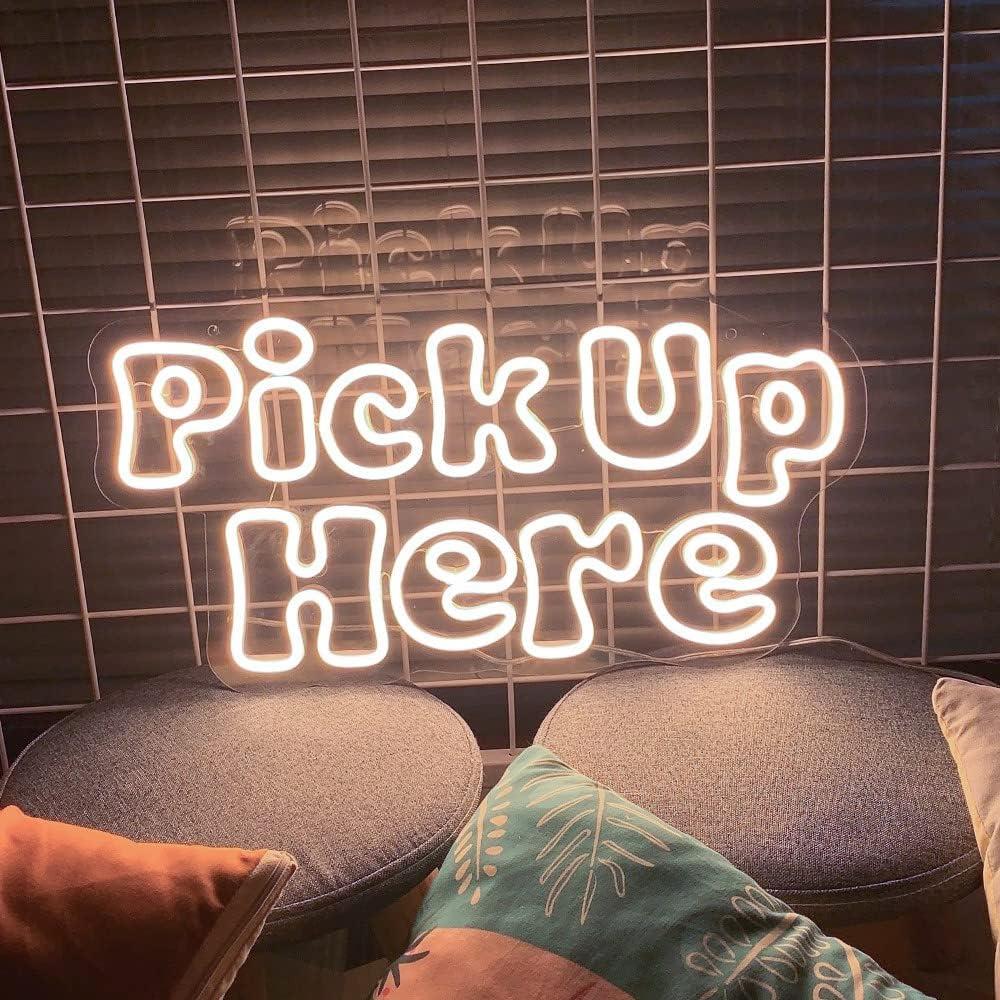 Cartel de Neón LED ZPLNOSIN 50.8 CM Decoración Pared Blanco Cálido