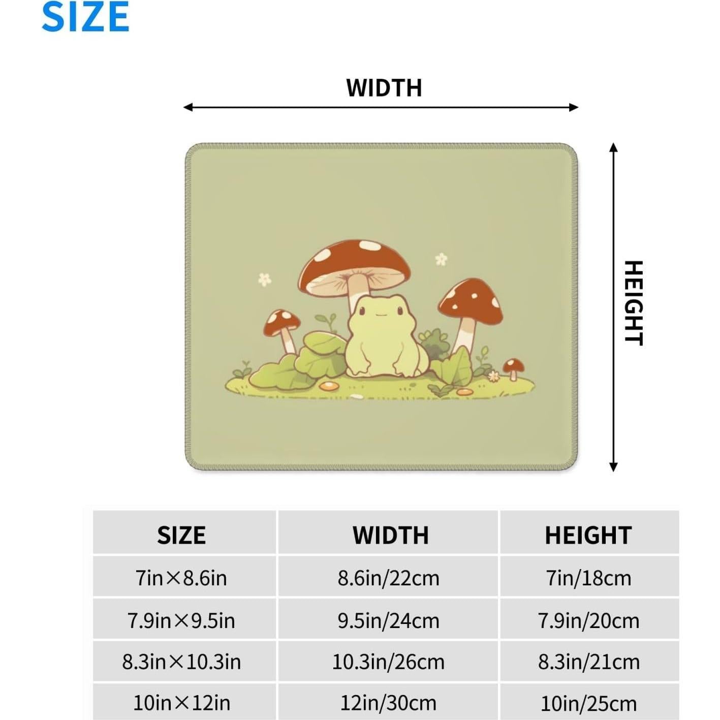 Alfombrilla de Ratón Moremohome Rana Linda Verde 21x26cm