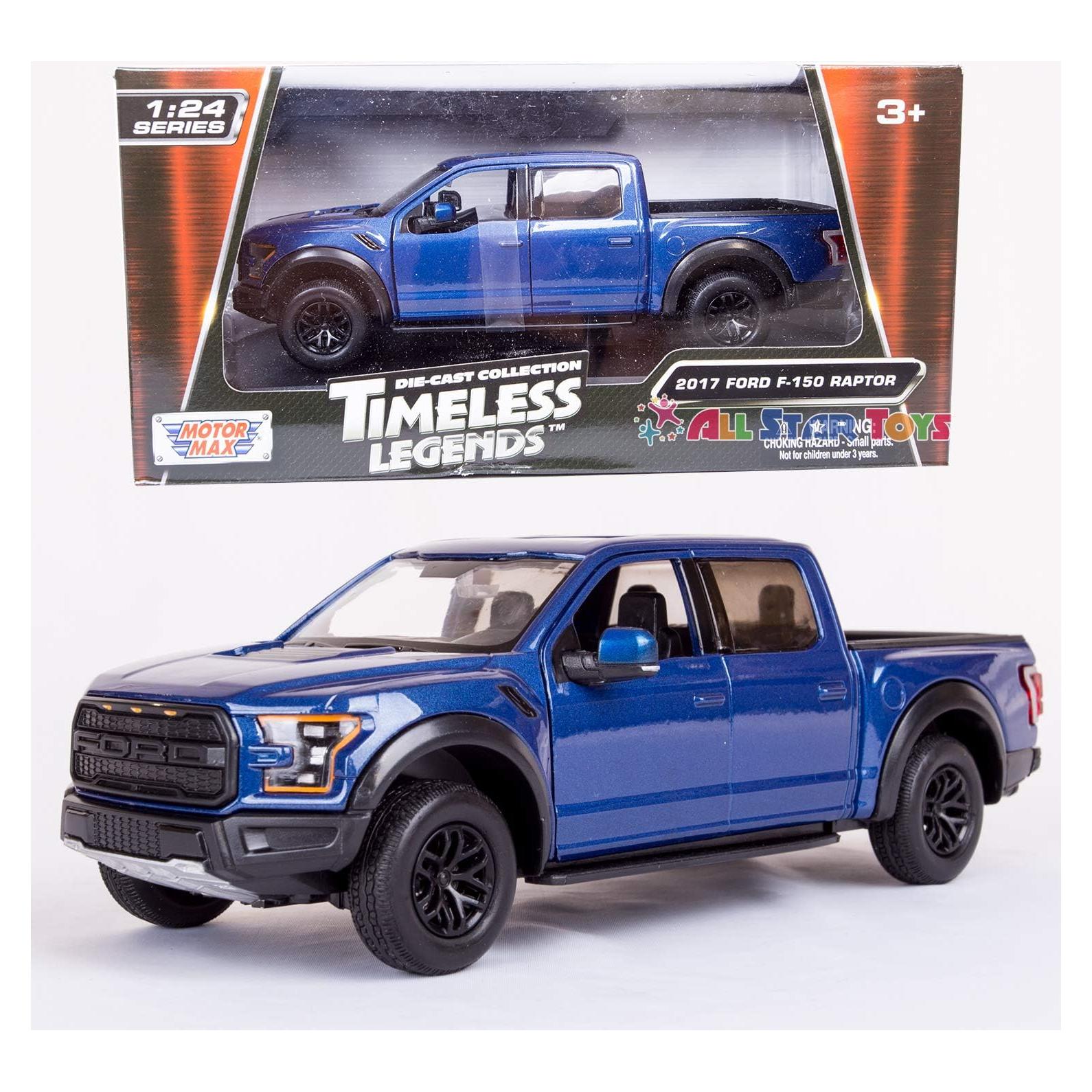 Coche a Escala 1:24 Motormax Ford F-150 Raptor Azul