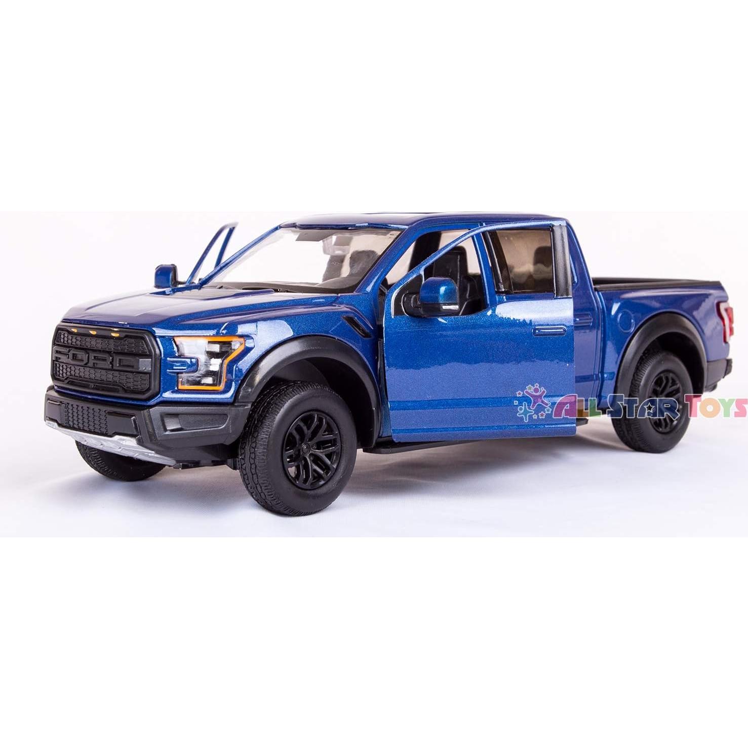 Coche a Escala 1:24 Motormax Ford F-150 Raptor Azul
