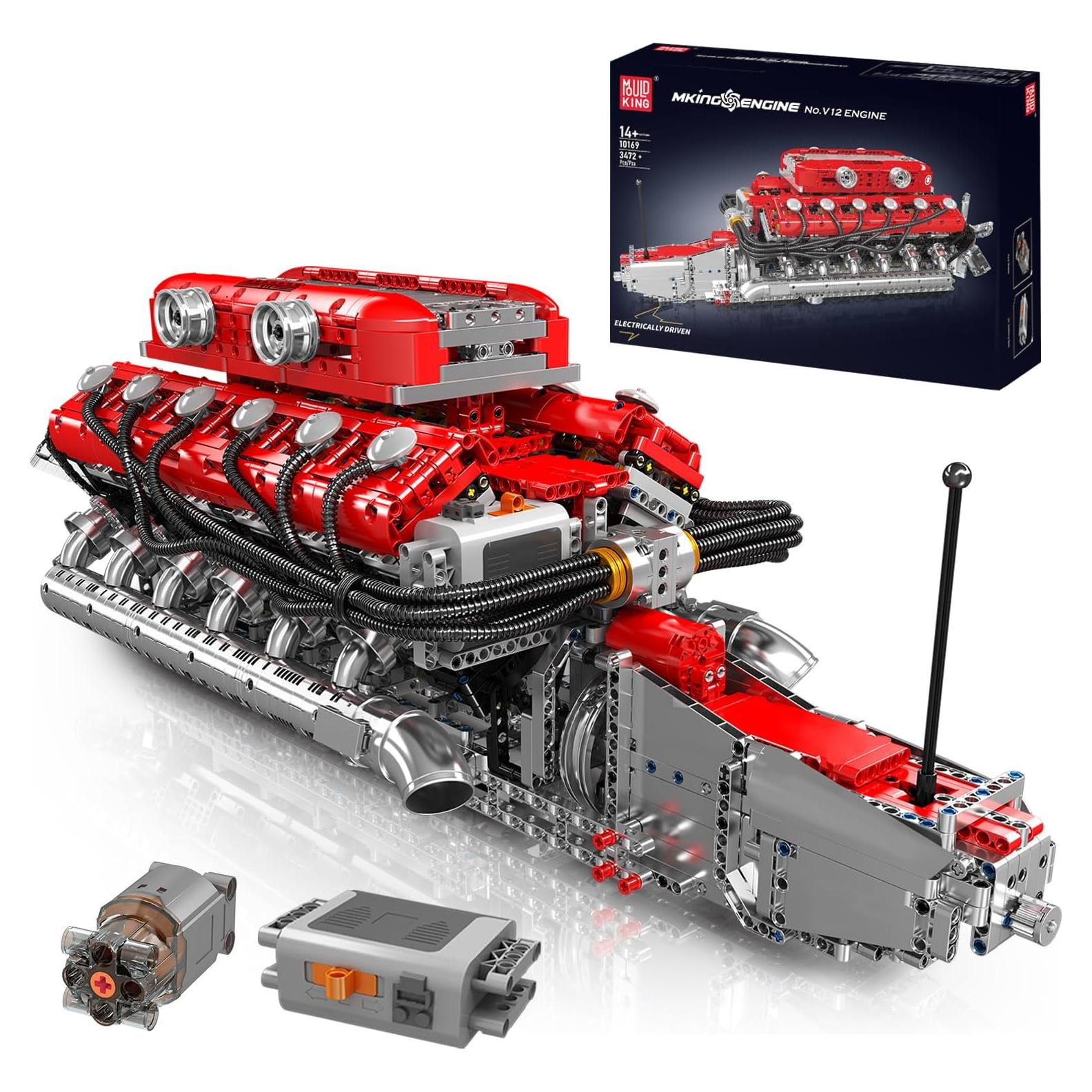Kit Motor V12 Mould King 3472 Piezas para Adultos