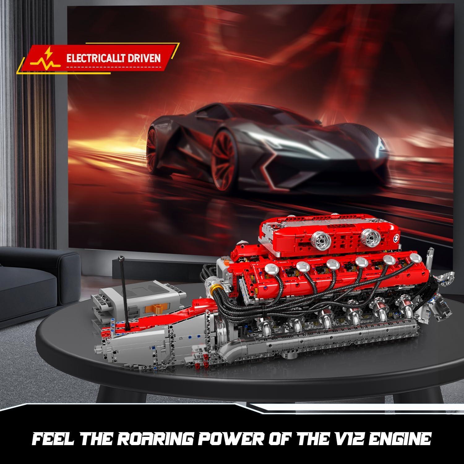 Kit Motor V12 Mould King 3472 Piezas para Adultos