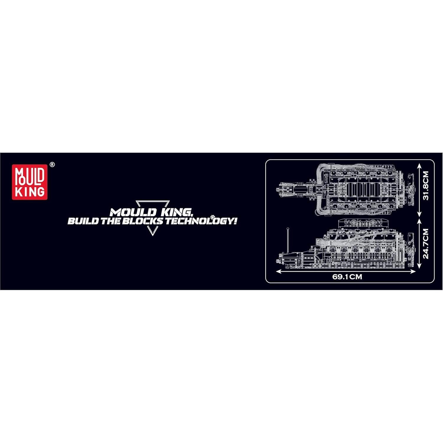 Kit Motor V12 Mould King 3472 Piezas para Adultos