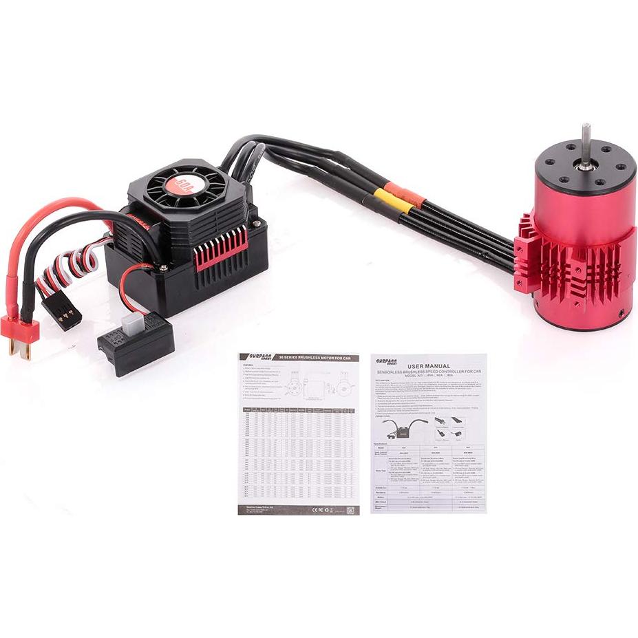 Motor Sin Escobillas GoolRC Surpass Hobby 3660 2600KV + ESC 60A