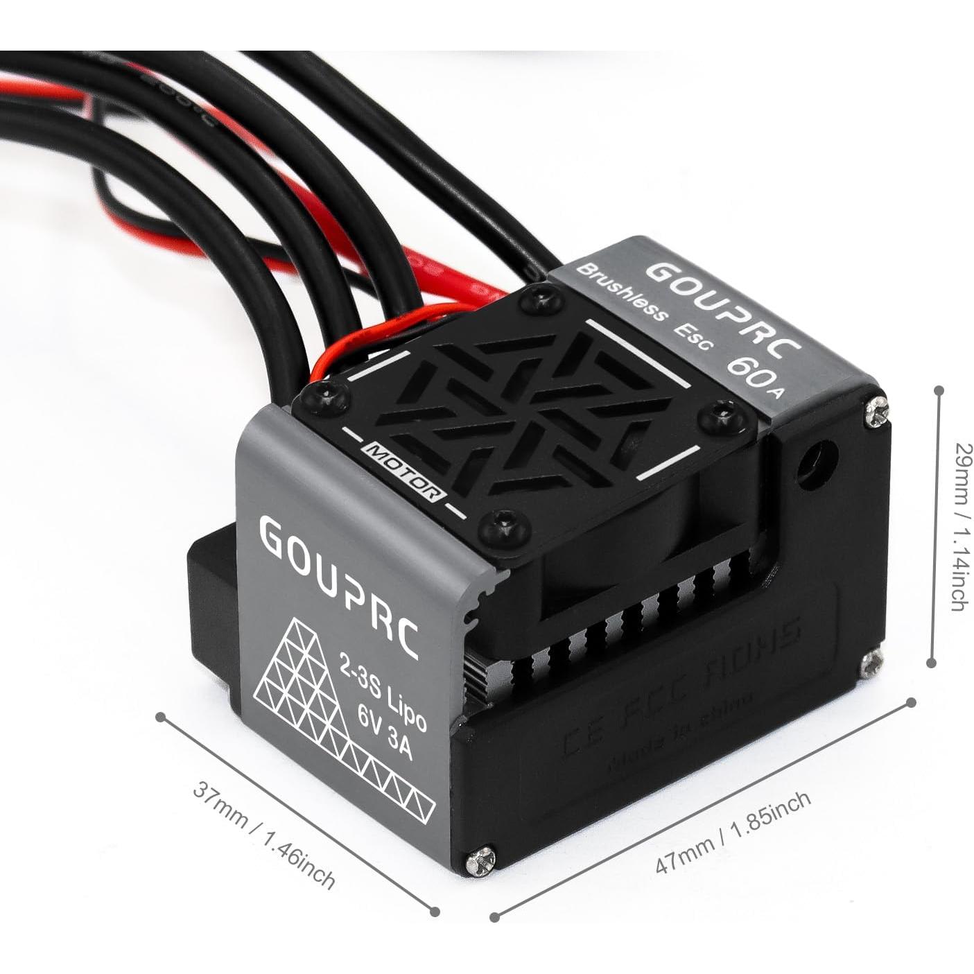 Motor Sin Escobillas GOUPRC 4300KV 60A Combo para RC