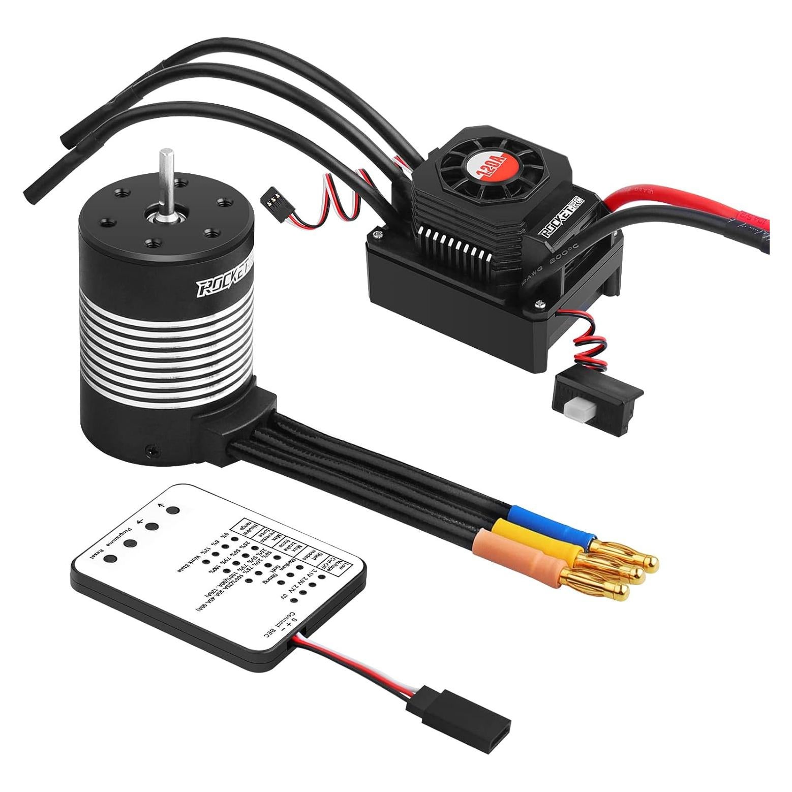 Motor Brushless 3650 5900KV + ESC 120A para Coche RC