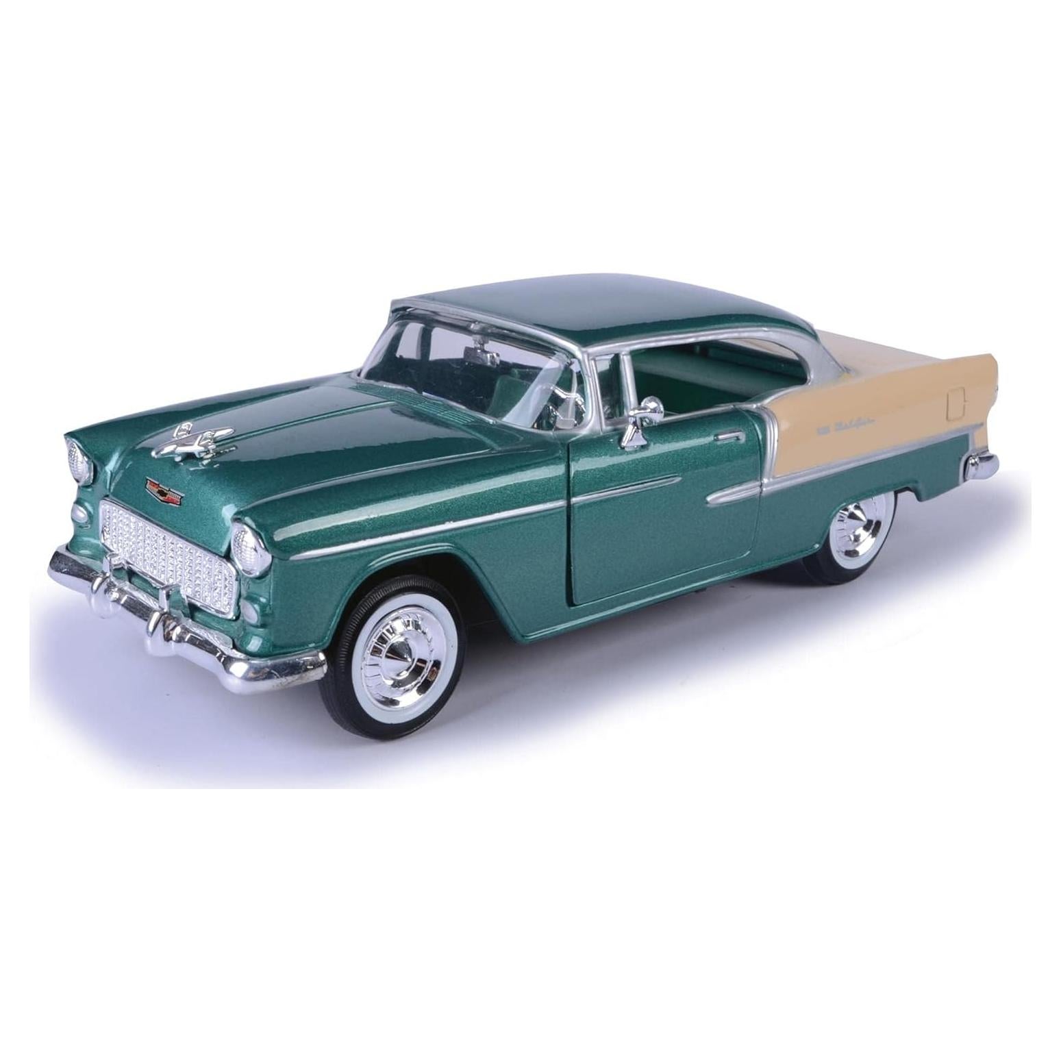 Coche de Juguete Chevy Bel Air 1955 Verde - Motor Max 1/24
