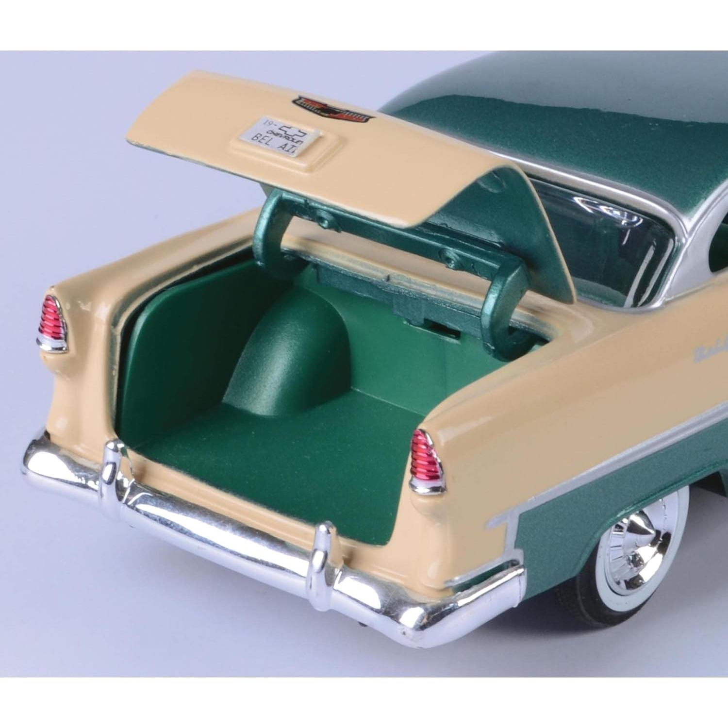 Coche de Juguete Chevy Bel Air 1955 Verde - Motor Max 1/24