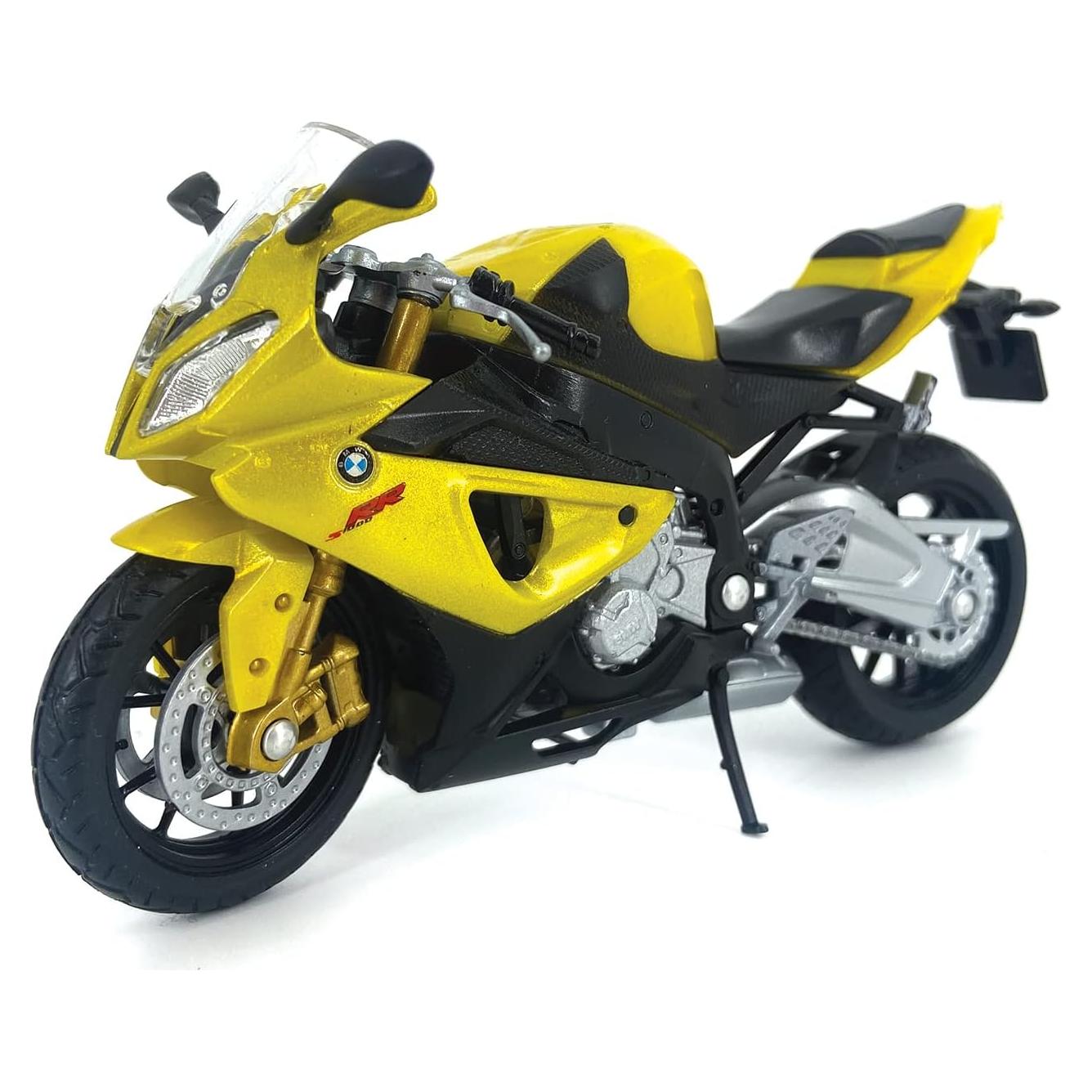 Motocicleta Die Cast Welly Amarilla S1000RR 1:18