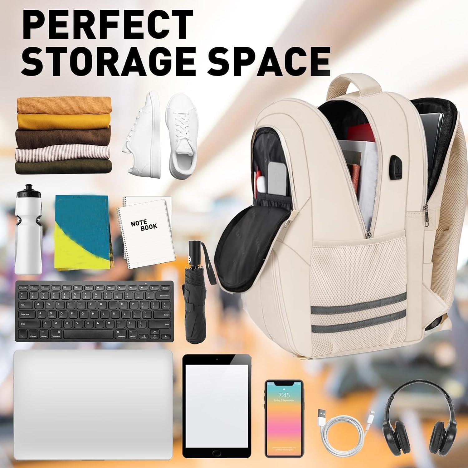 Mochila de gimnasio Ytonet unisex 15.6" compartimento zapatos