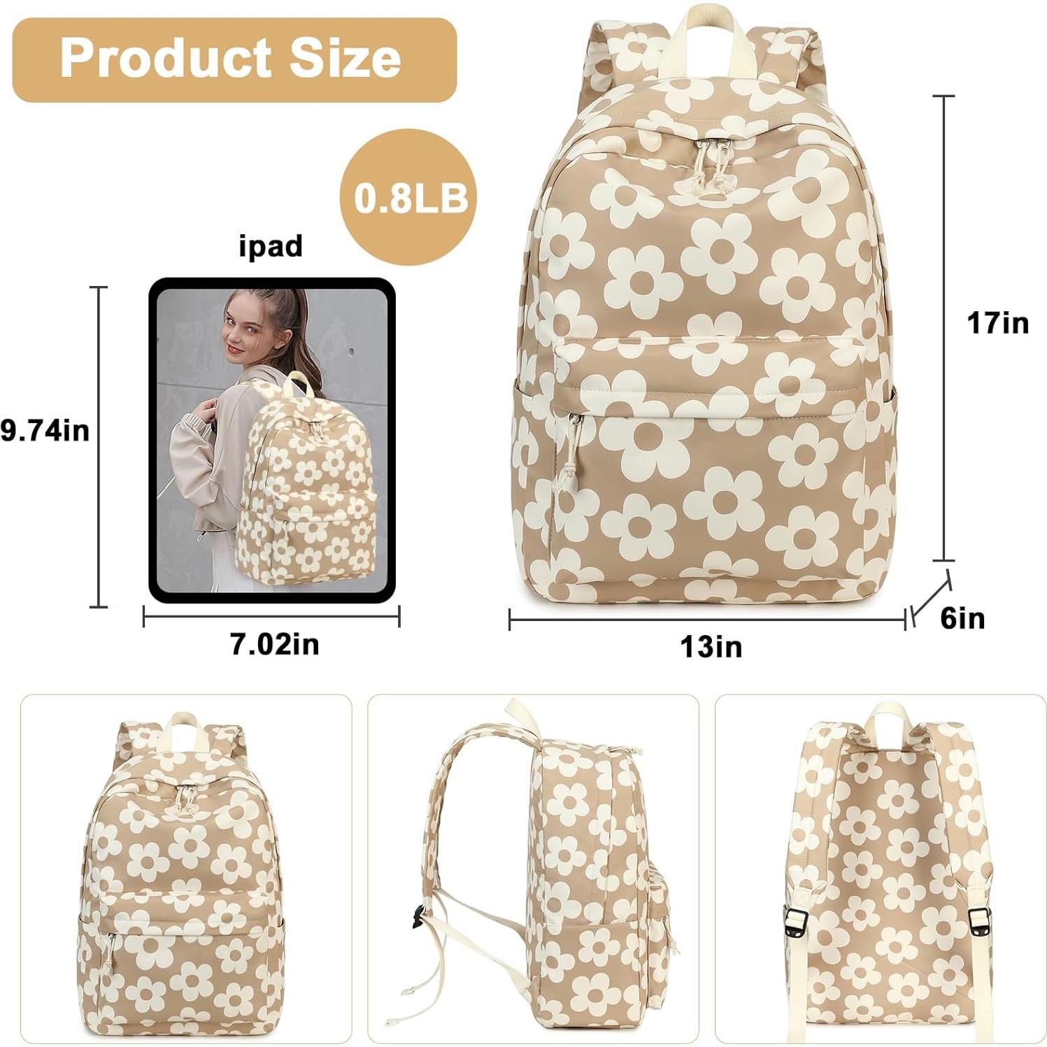 Mochila Escolar Bluboon 3 en 1 con Bolsa de Almuerzo y Estuche