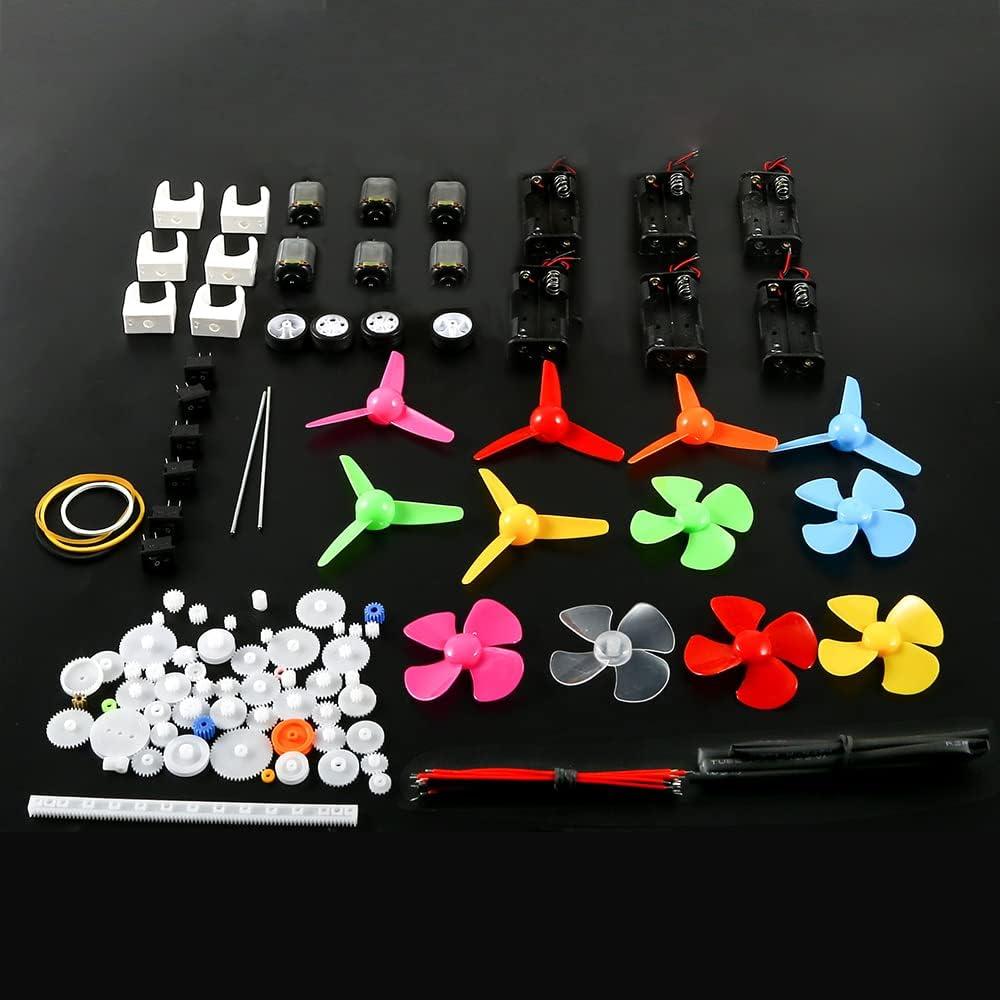 Kit de Motores DC Sntieecr 6 Set con 66 Piezas para DIY