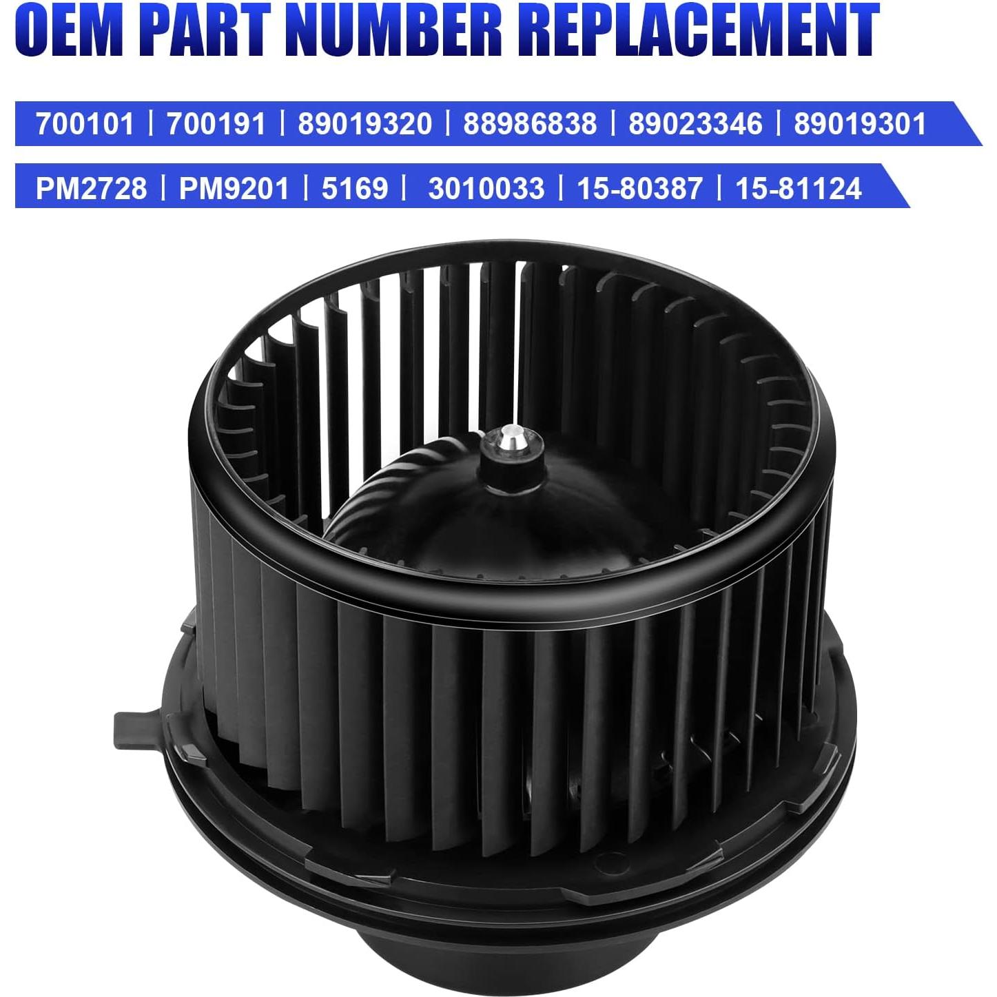 Motor de Soplador HVAC LCWRGS 700191 para Chevy Silverado 2003-2006