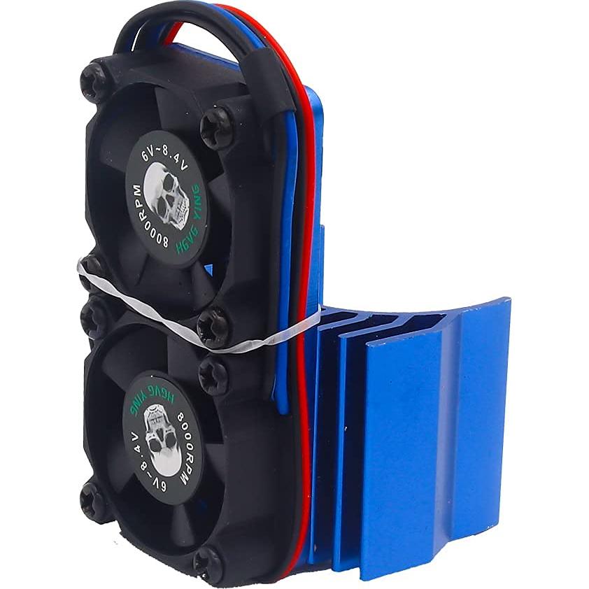 Enfriador de motor RC Traxxas 540 550 36mm Doble Ventilador