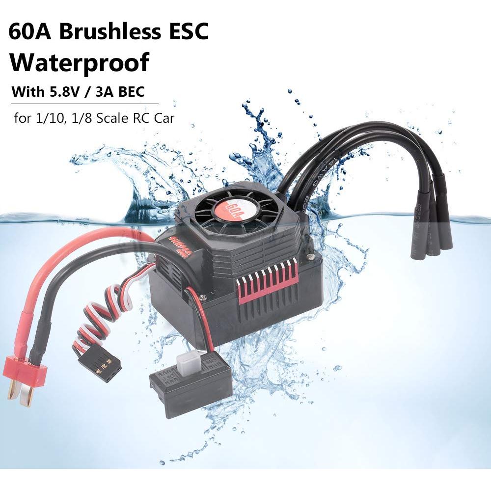 Motor GoolRC Surpass Hobby 3650 3900KV + ESC 60A para RC 1/10