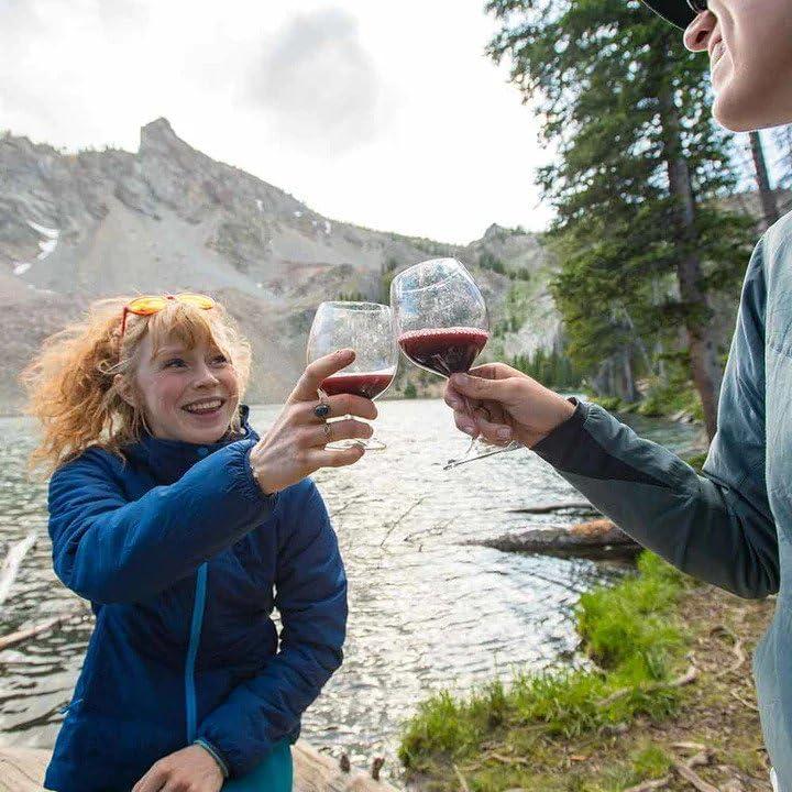 Juego de Copas de Vino Tinto Apilables GSI Outdoors 15 oz