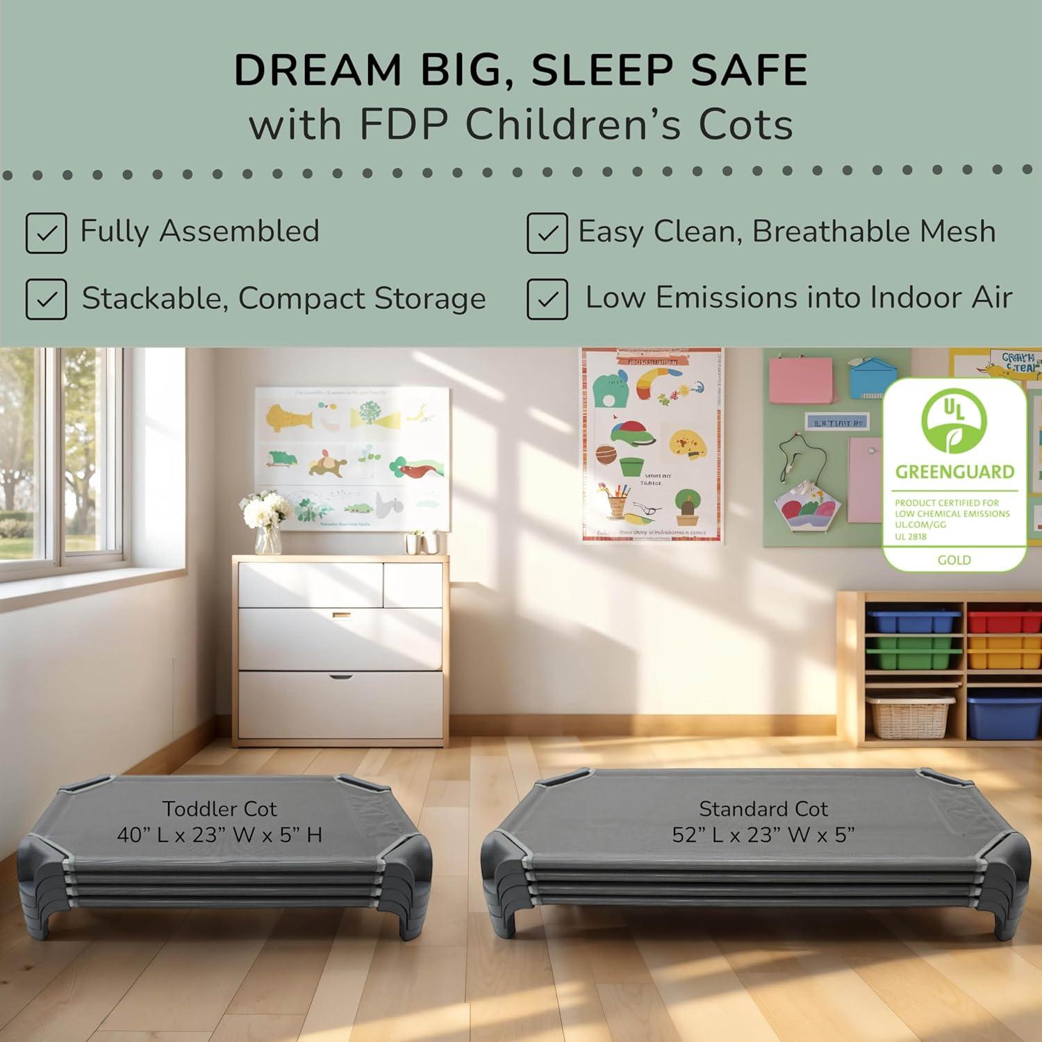 Camas Apilables para Niños Factory Direct Partners - 4 Piezas