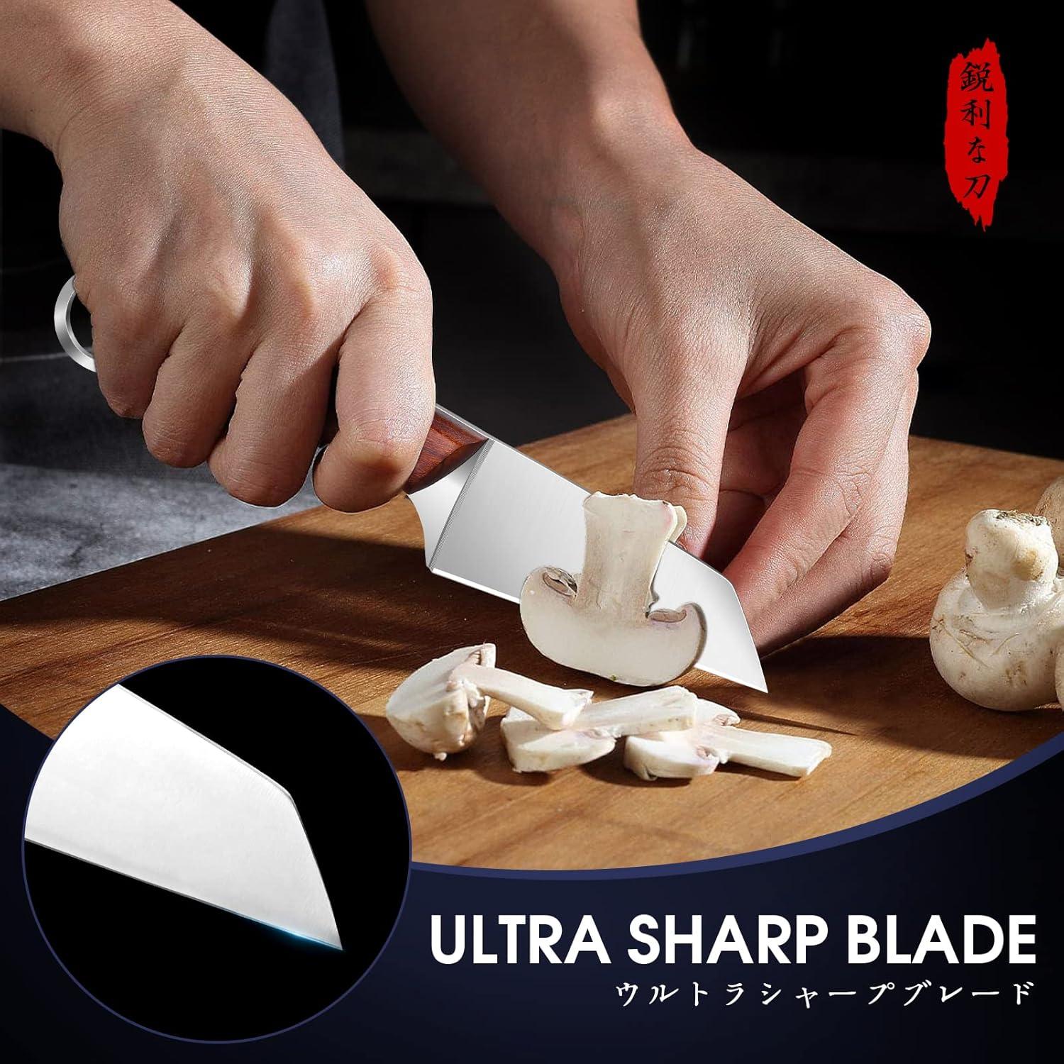 Cuchillo Huusk de Acero al Carbono 10.8 cm para Cocina y BBQ