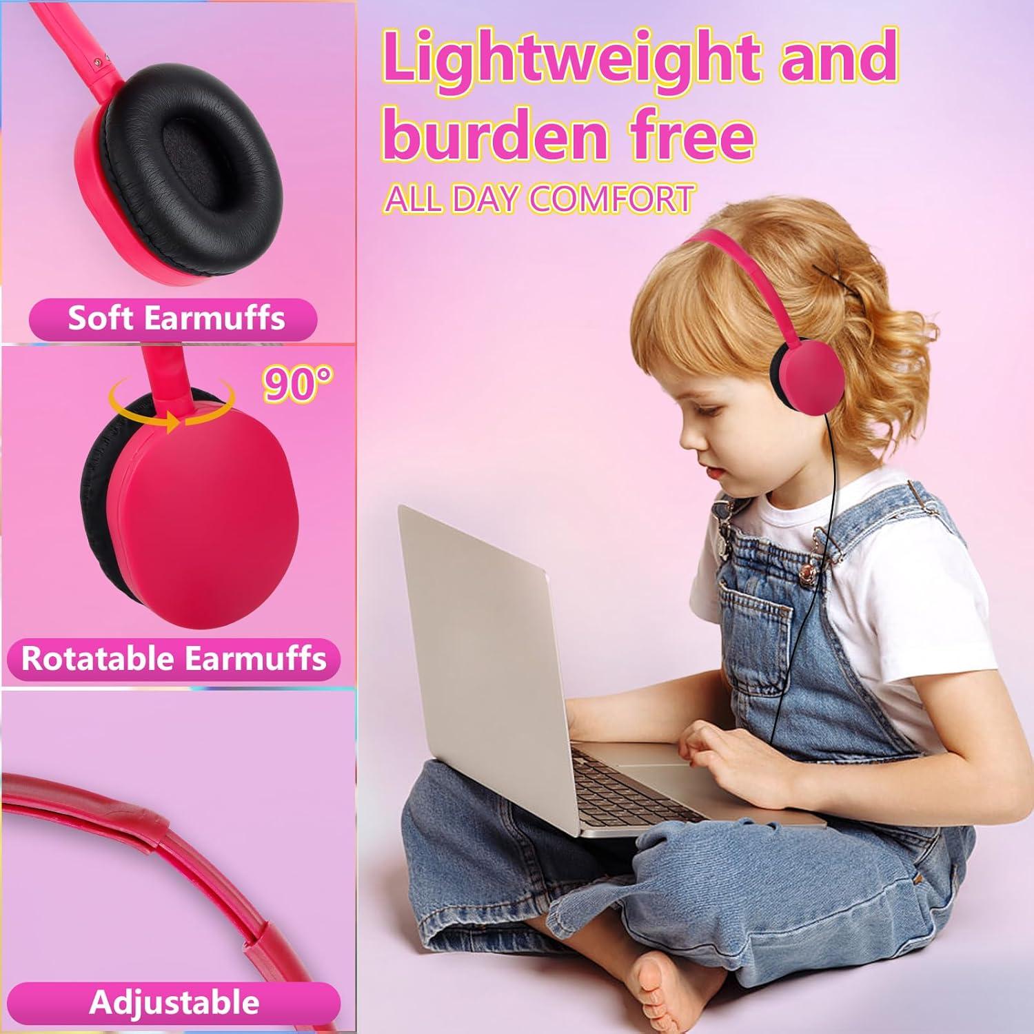 Auriculares ZXQZYM para Niños - Paquete de 10 Multicolor