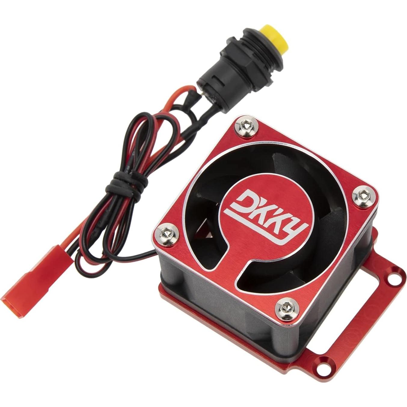 Ventilador DKKY Sledge 1/8 para Motor RC 21000 RPM Rojo