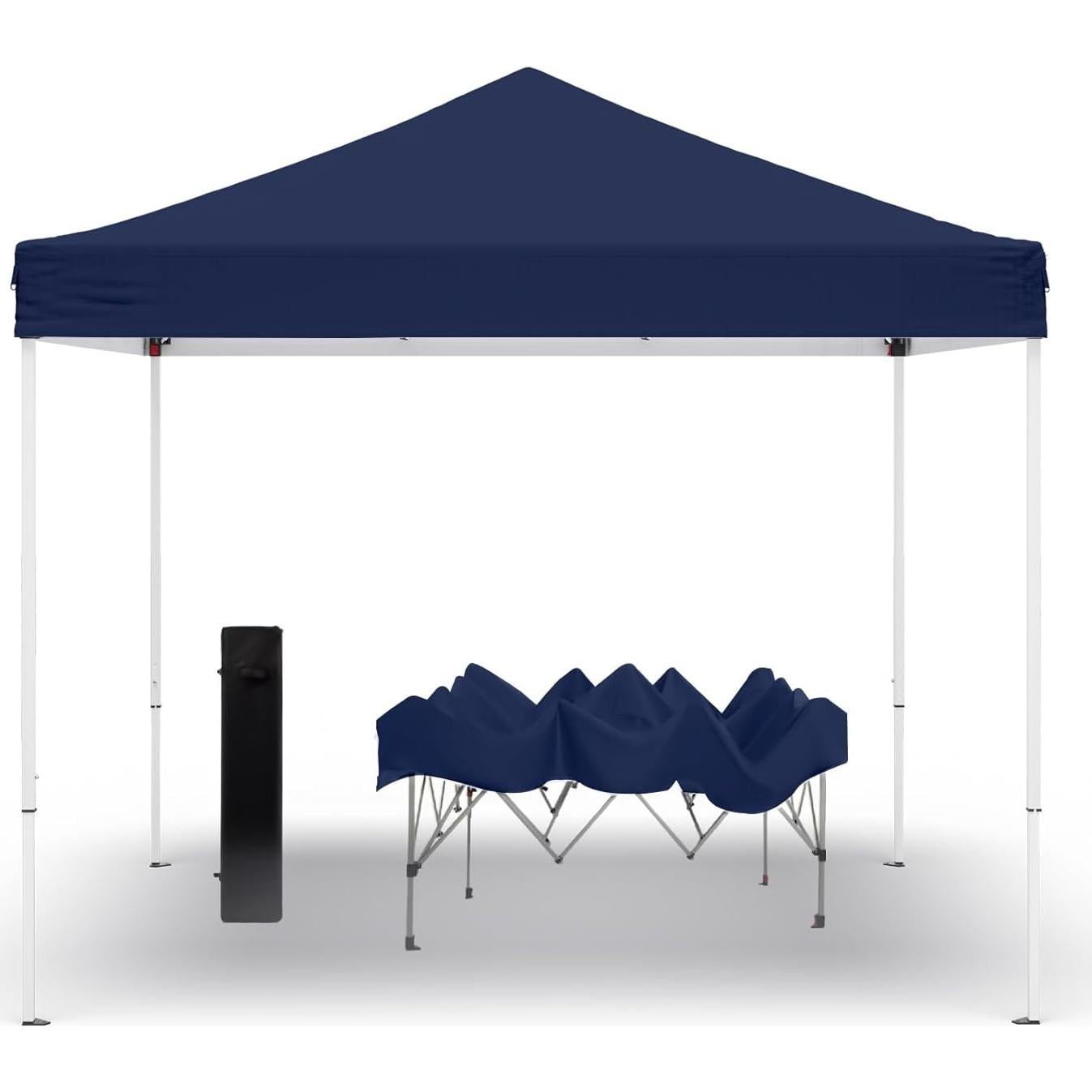 Carpa Plegable 3x3m Morngardo Azul Oscuro con Protección UV