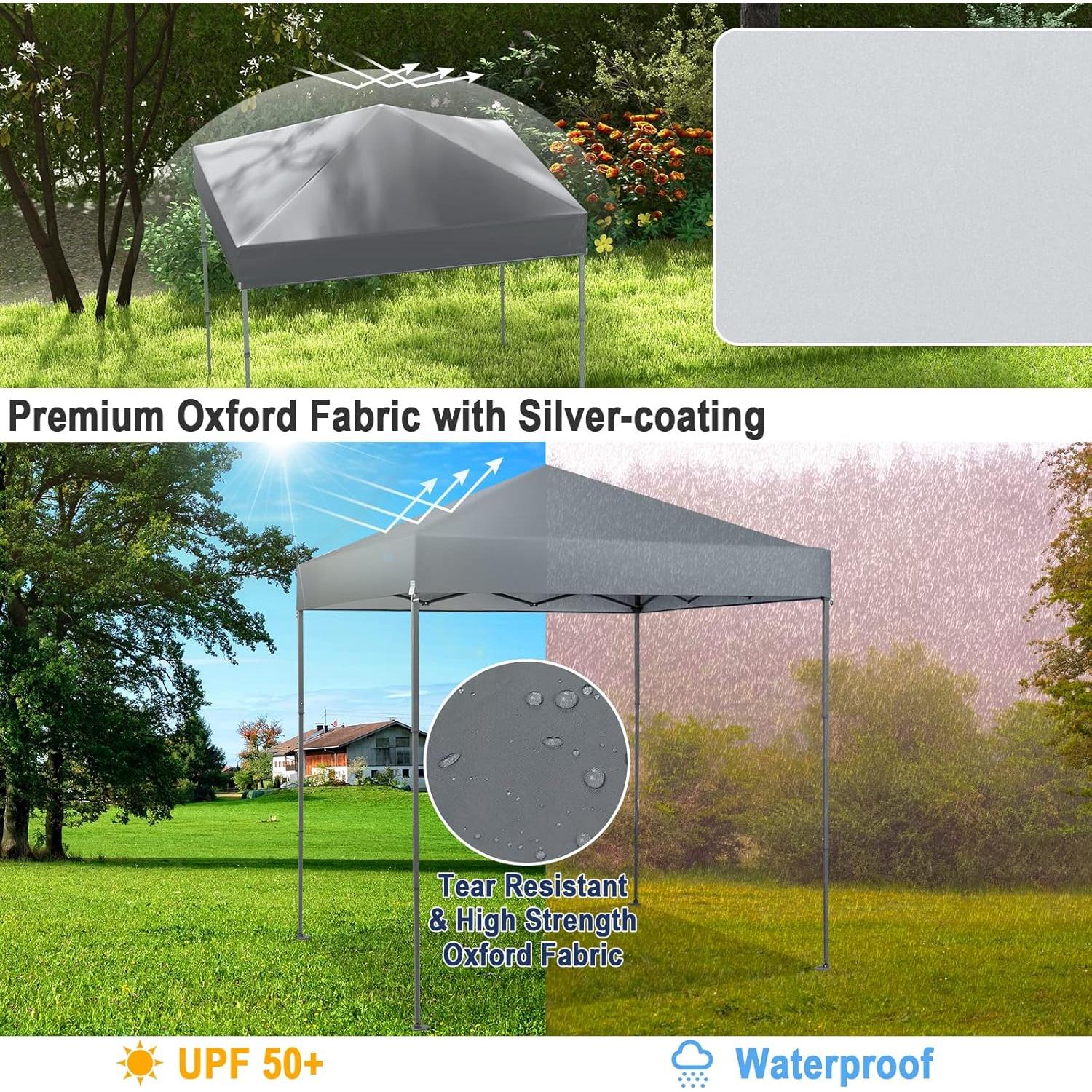 Carpa Plegable Tangkula 2x2 m para 1 Persona UPF 50+