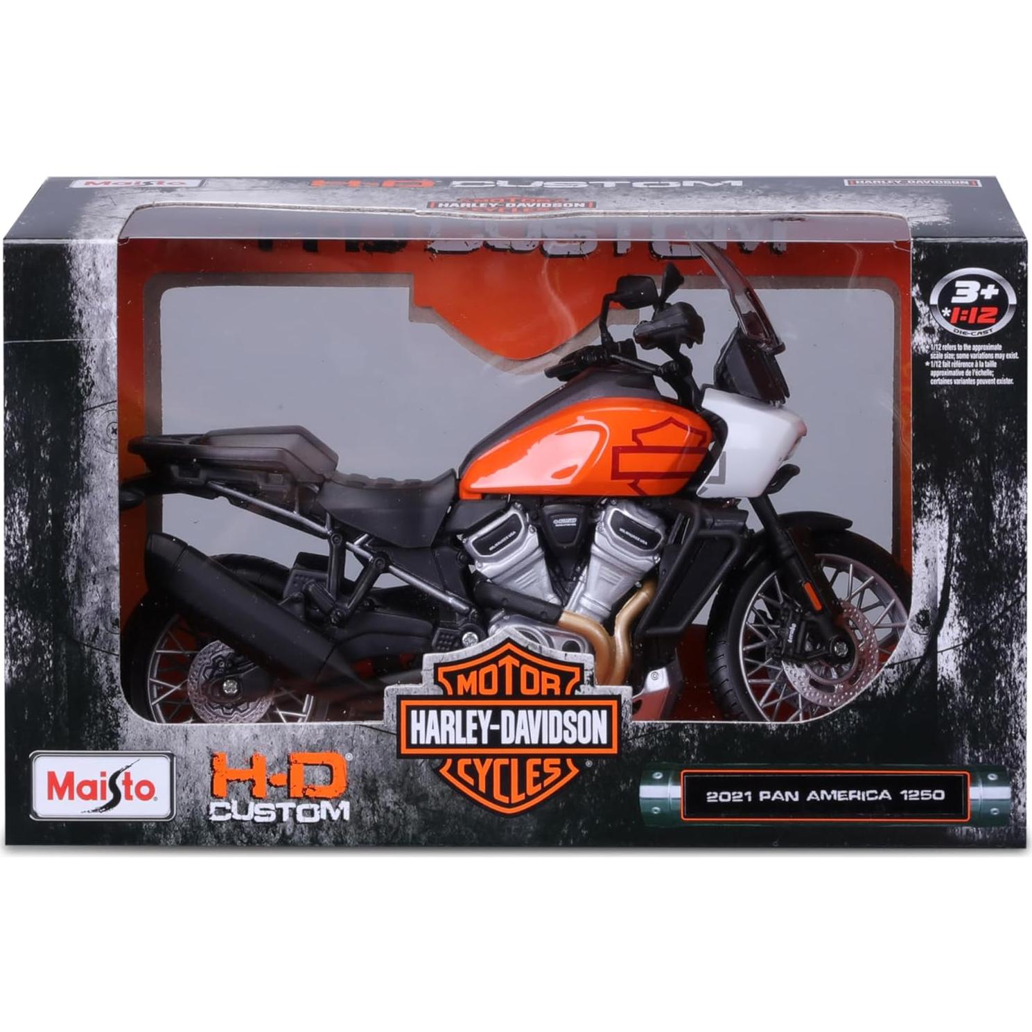 Maisto Motocicleta Harley Davidson Pan America 1:12 Detalle