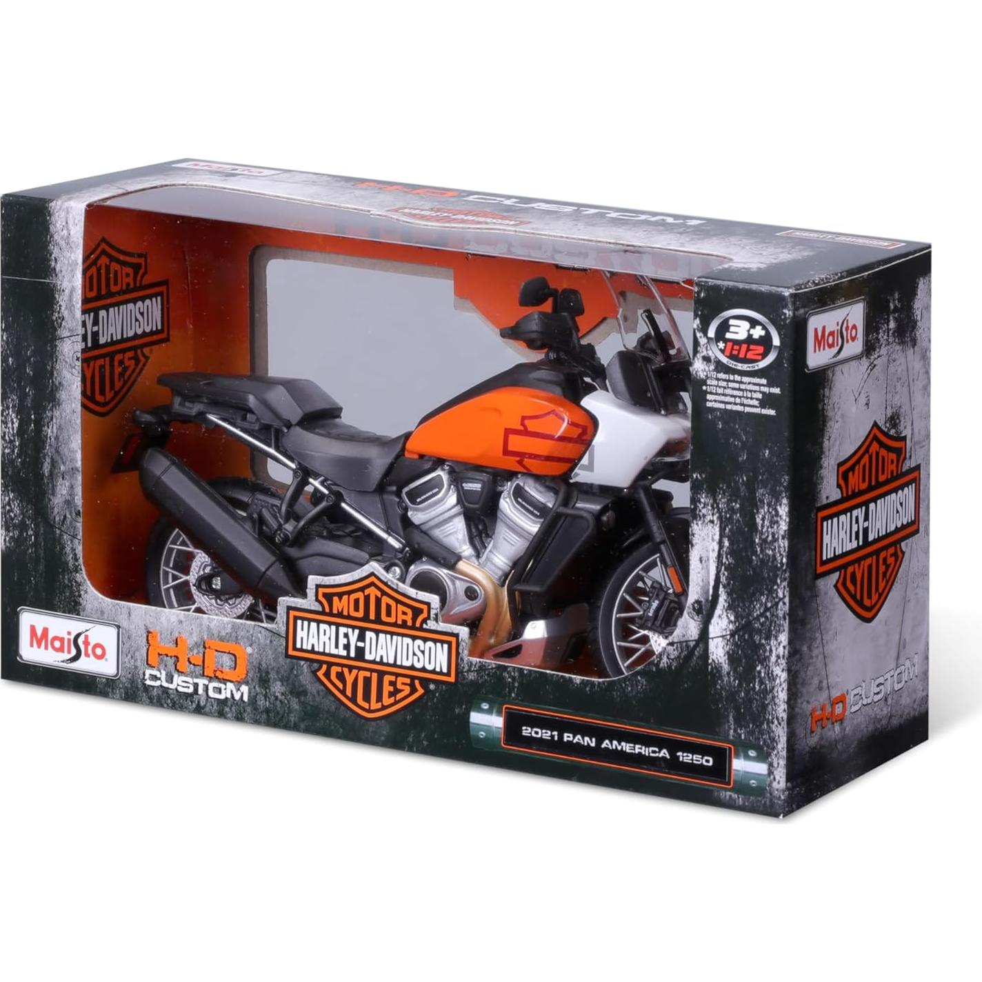 Maisto Motocicleta Harley Davidson Pan America 1:12 Detalle