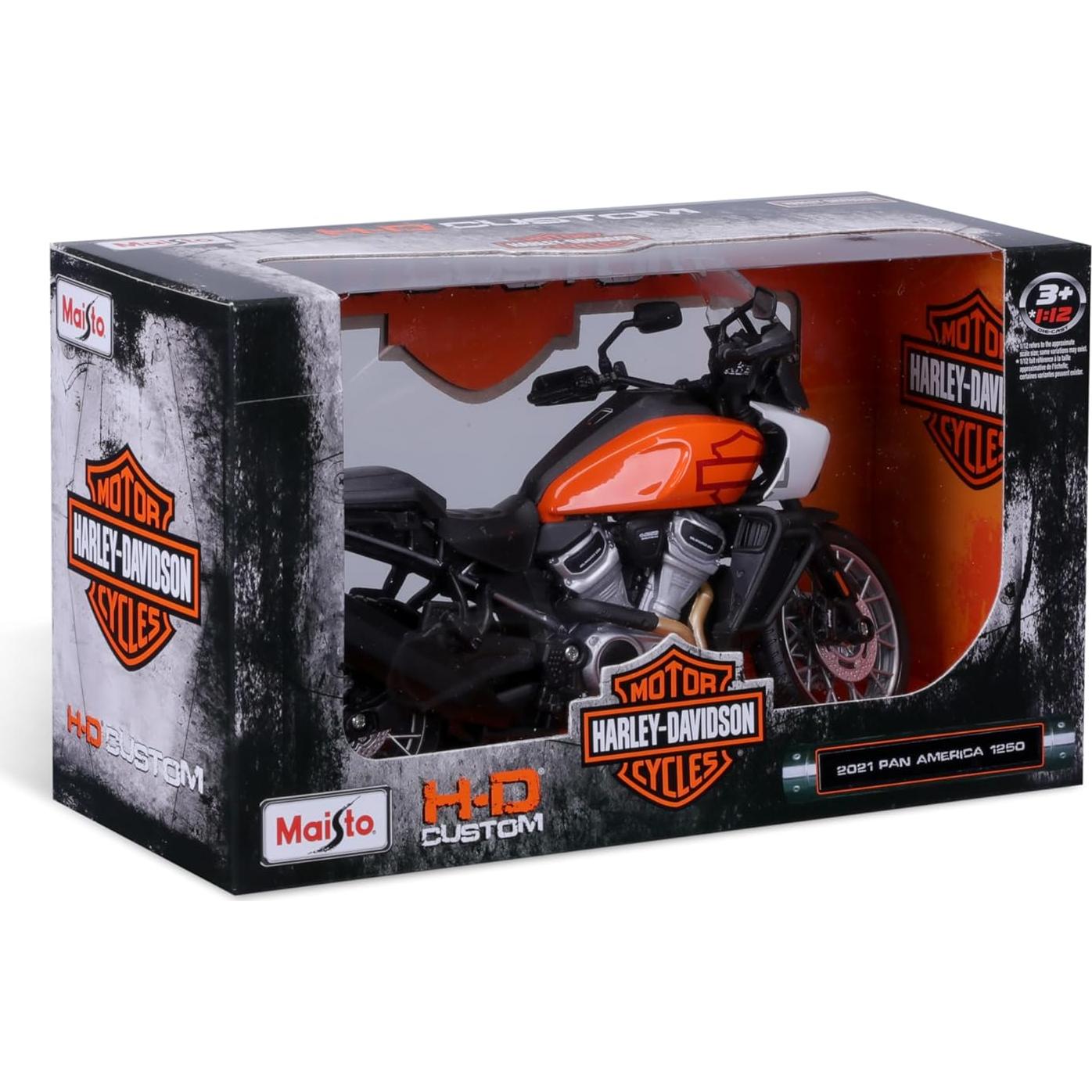 Maisto Motocicleta Harley Davidson Pan America 1:12 Detalle