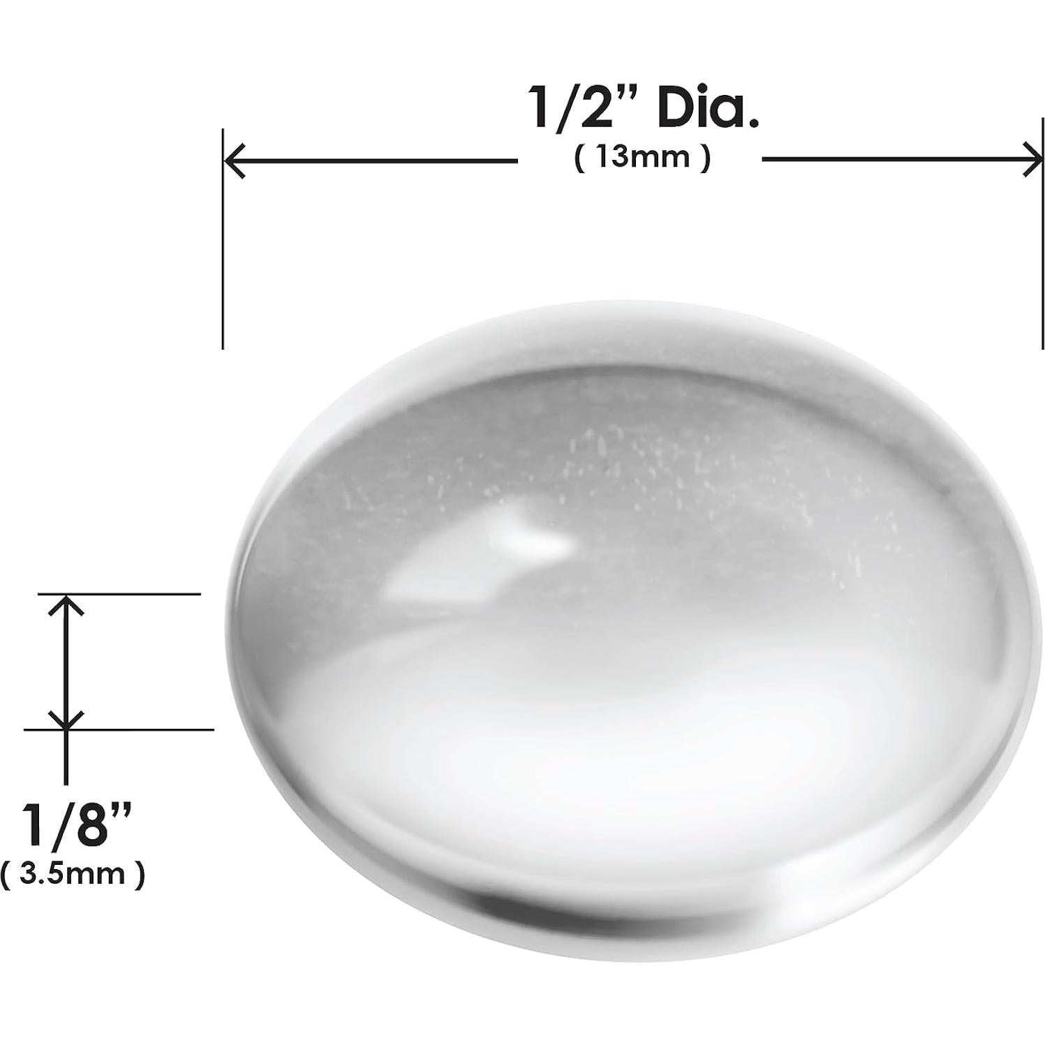 Bumpers Transparentes Slipstick 20 Piezas 1.27 cm Silicona