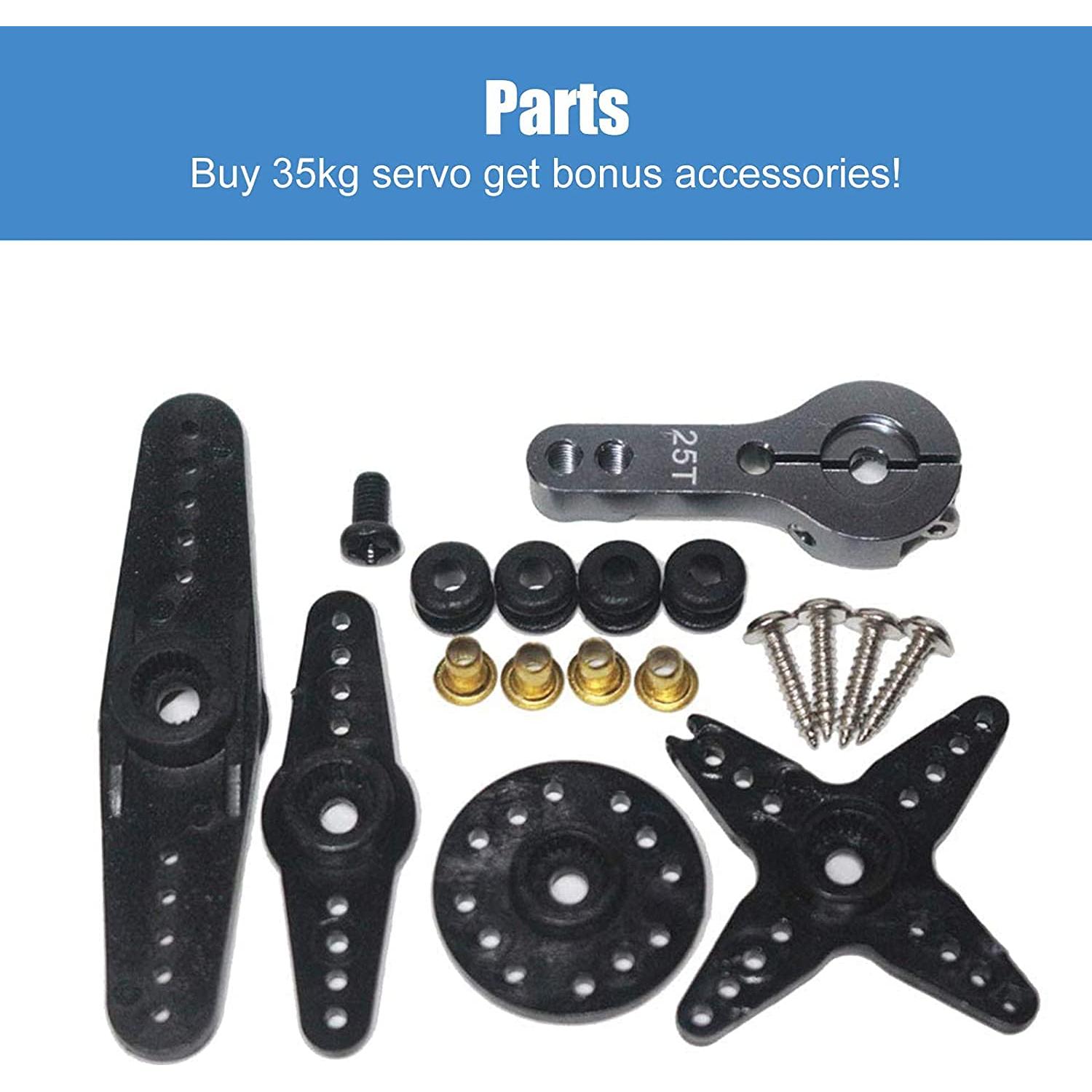 Servo Digital 35KG ANNIMOS 270° Impermeable Alta Velocidad