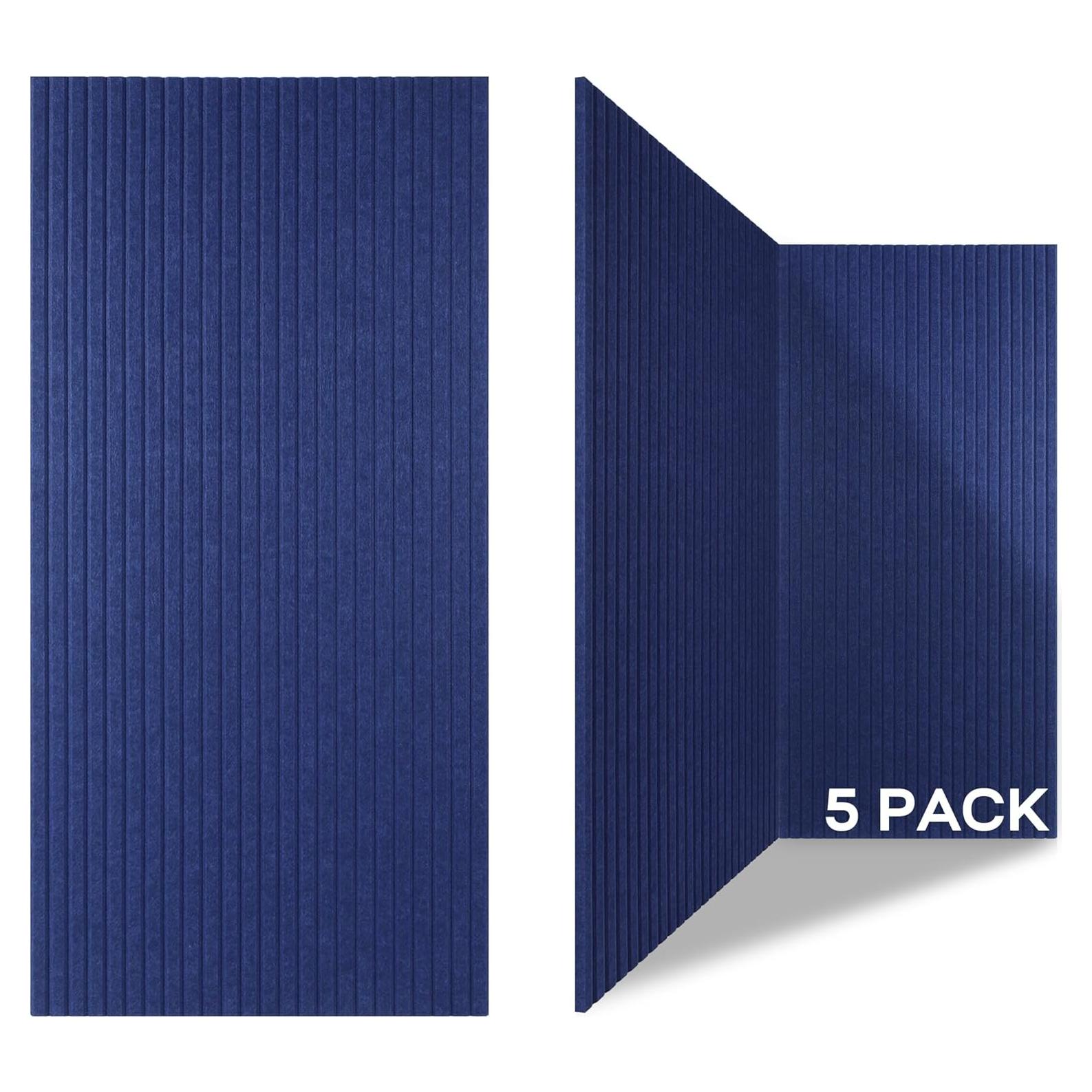 Paneles Acústicos 5 Pack EVENRISING 120x60 cm Azul Marino