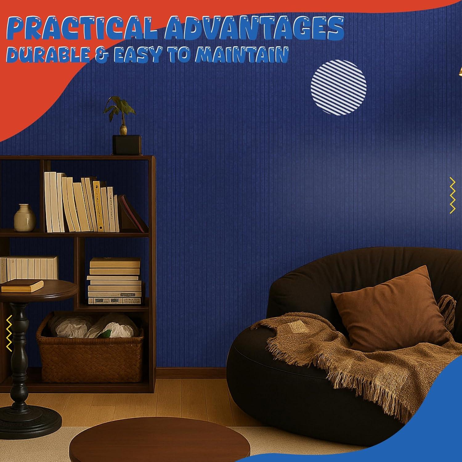 Paneles Acústicos 5 Pack EVENRISING 120x60 cm Azul Marino