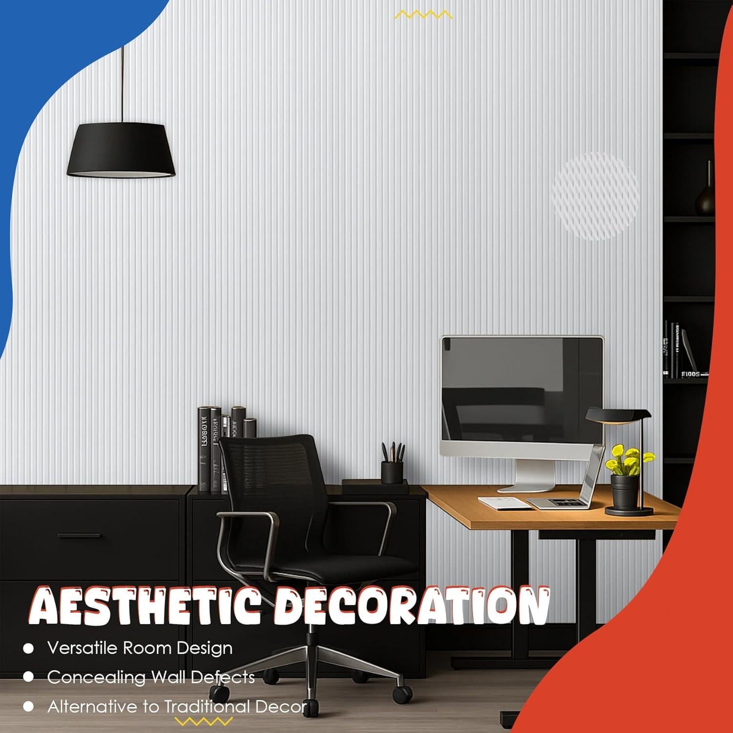 Paquete de 5 Paneles Acústicos EVENRISING 120x60 cm Aislantes