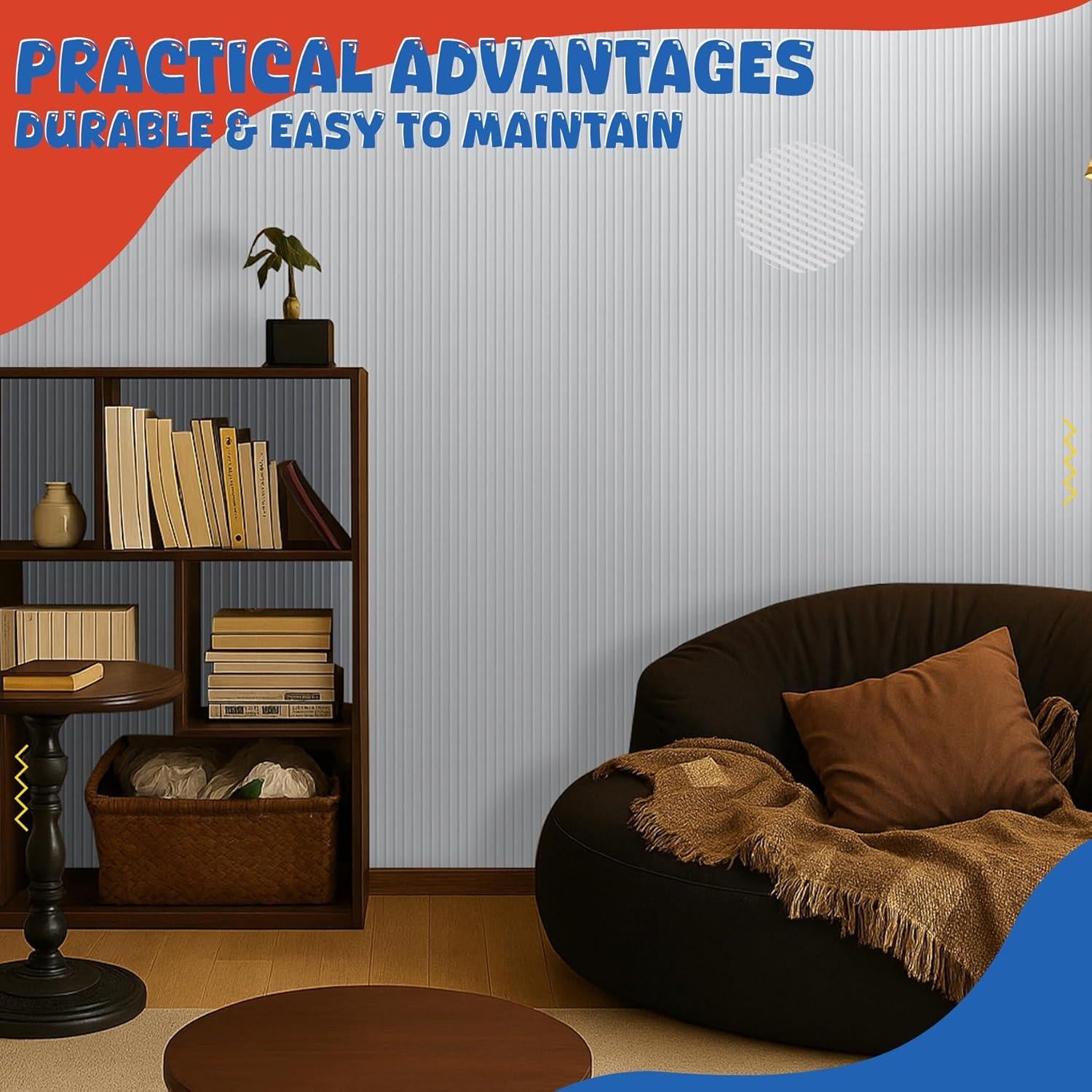 Paquete de 5 Paneles Acústicos EVENRISING 120x60 cm Aislantes