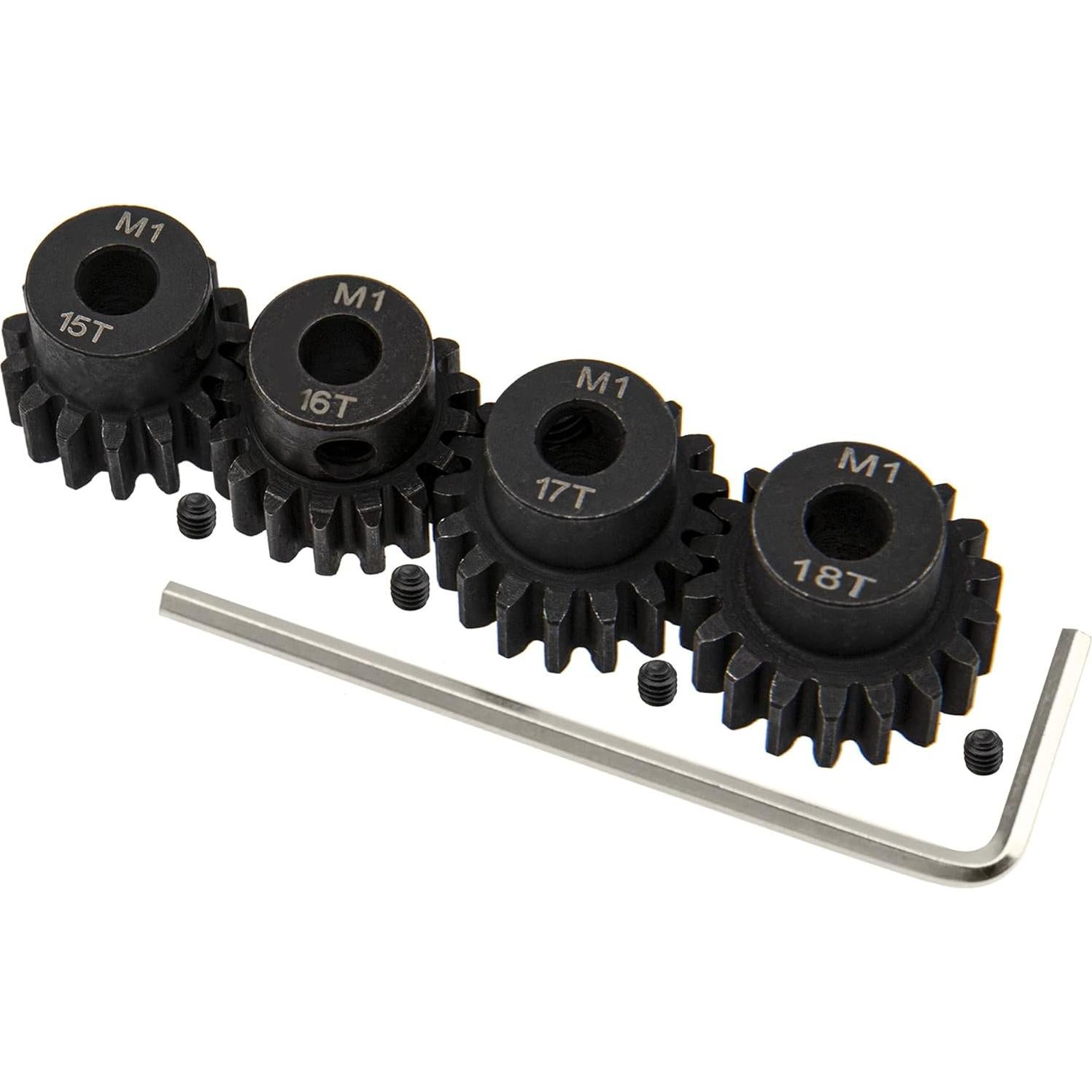 Engranajes de Piñón M1 ShareGoo 15T 16T 17T 18T para RC