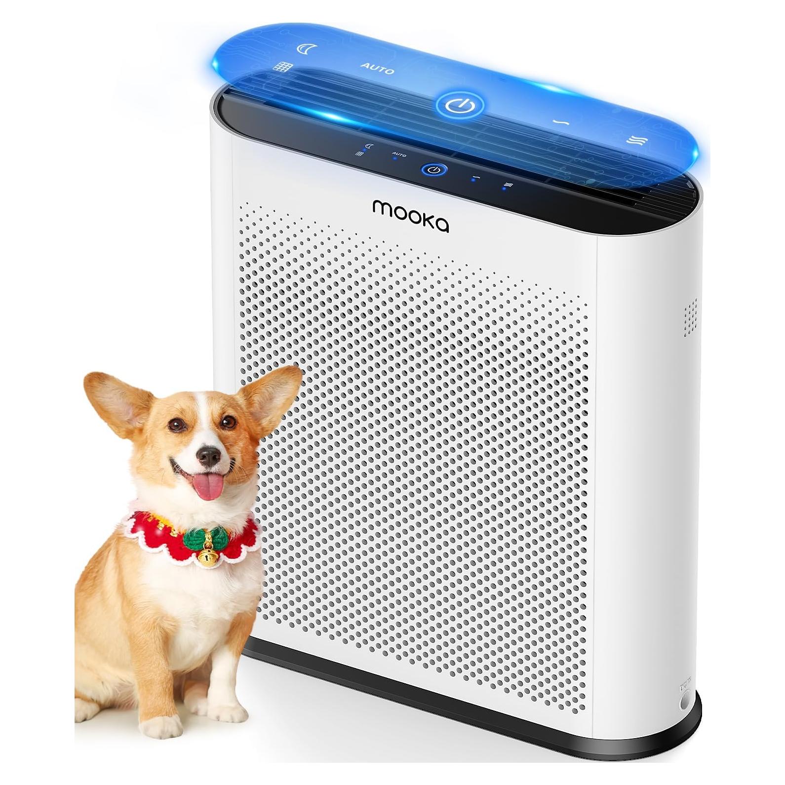Purificador de aire MOOKA TL2867 H13 HEPA 1650ft² 153m²