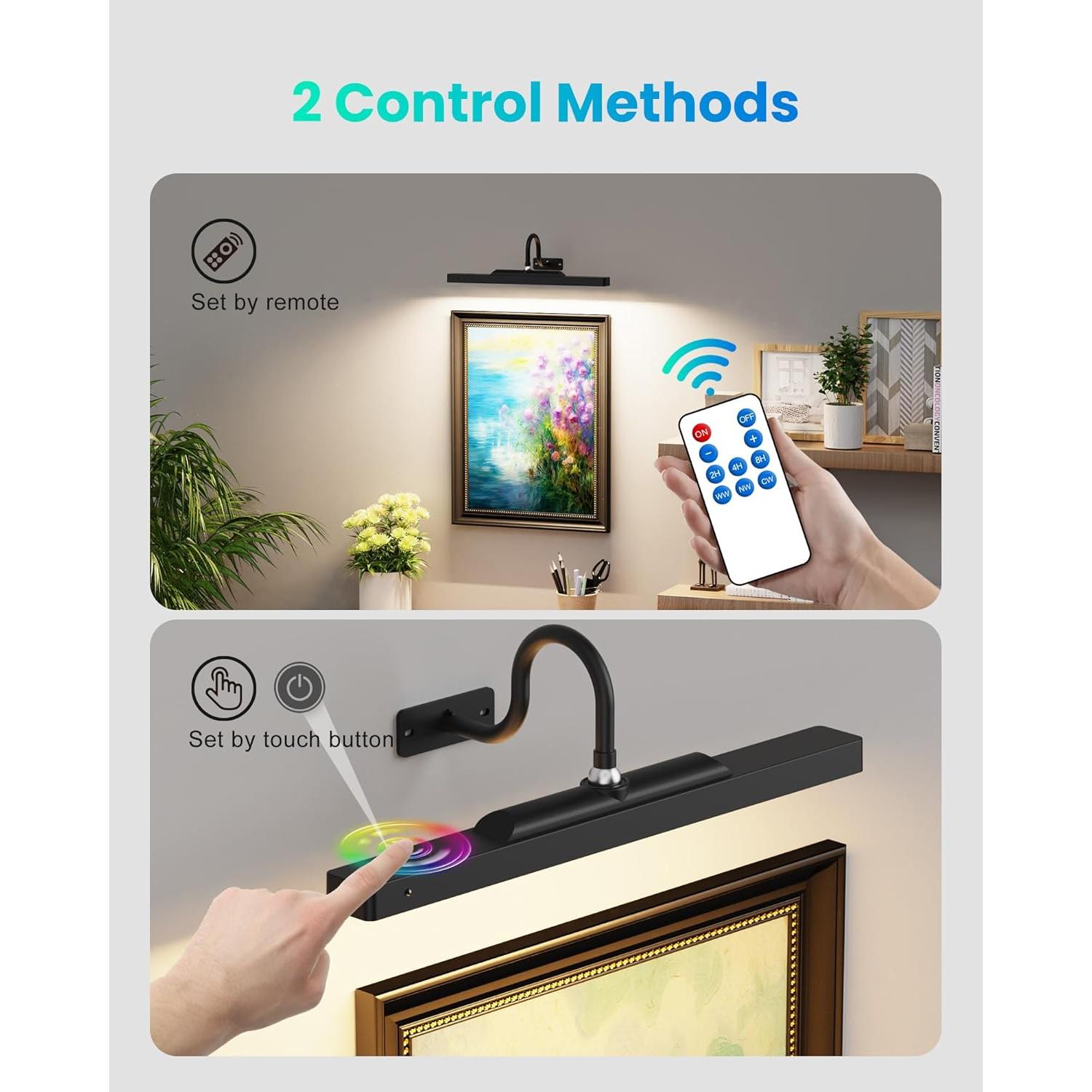 Luz de Imagen Recargable Hinersound 40.64cm con Control Remoto