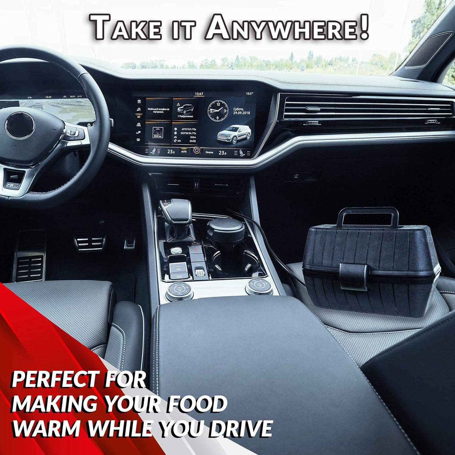 Caja Térmica Portátil Zento Deals 12V para Comida en Auto