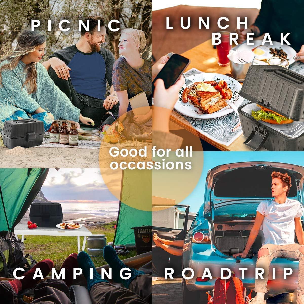 Caja Térmica Portátil Zento Deals 12V para Comida en Auto