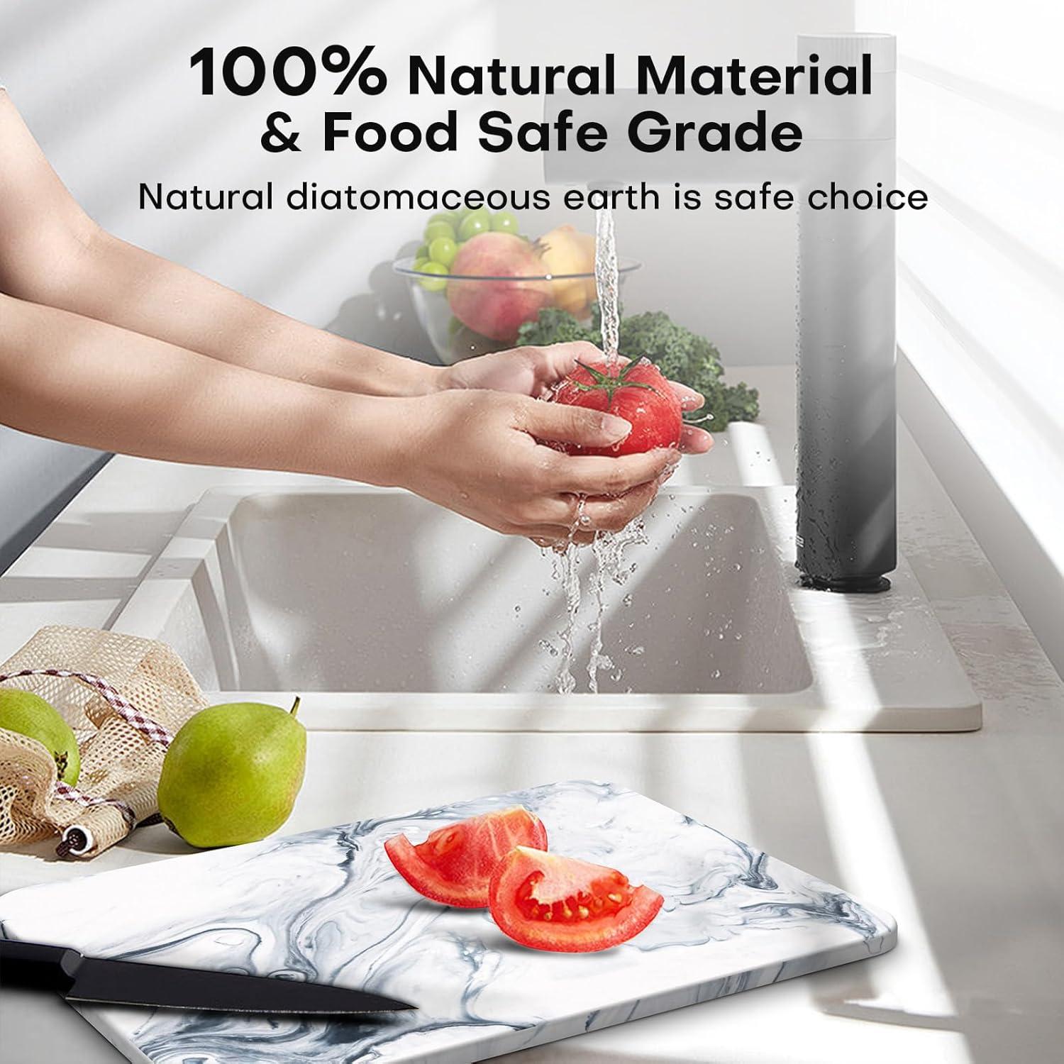 Alfombrilla de Secado de Piedra Thalorien 39.9x30cm Antideslizante