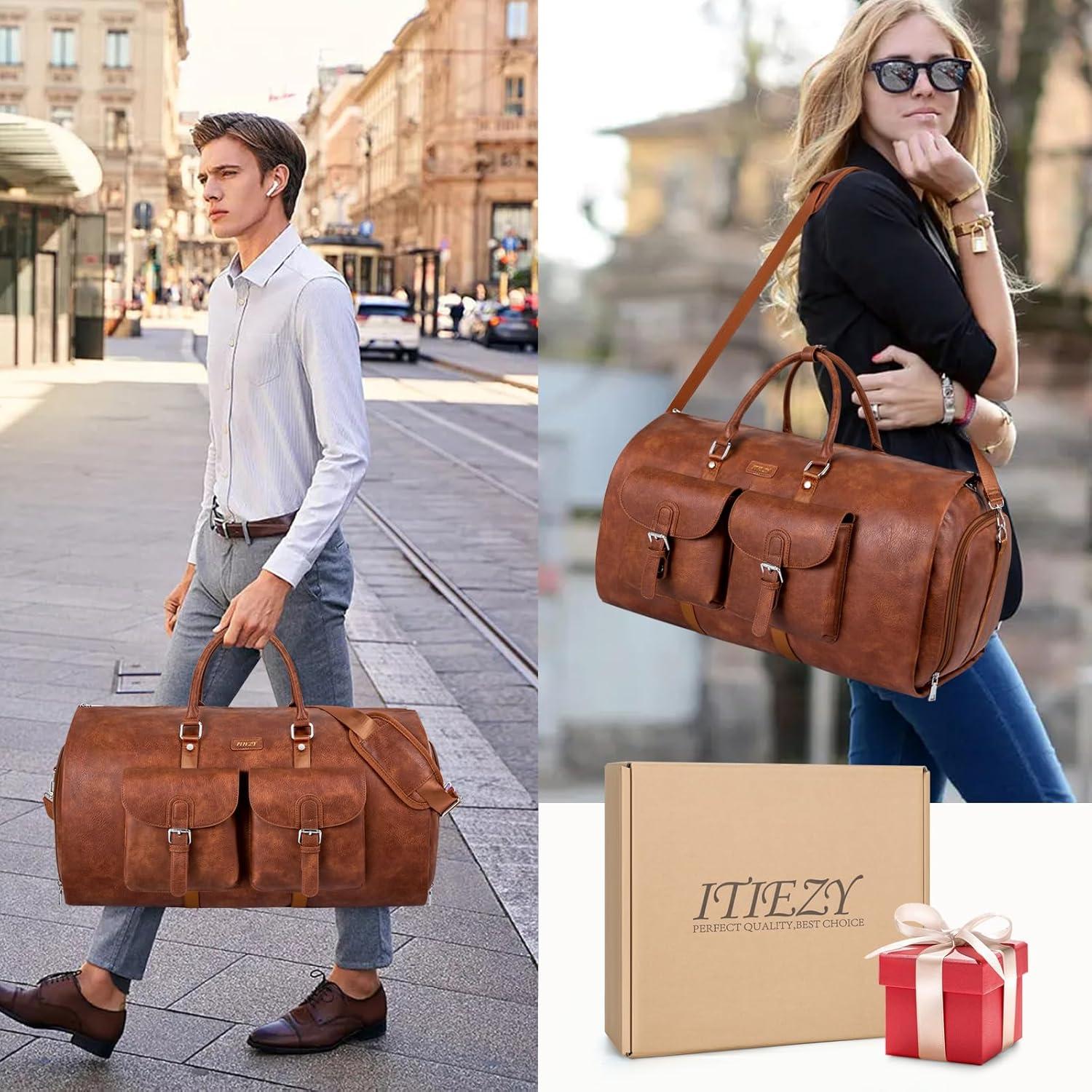 Bolsa de Ropa de Viaje ITIEZY 2 en 1 Duffle y Colgante