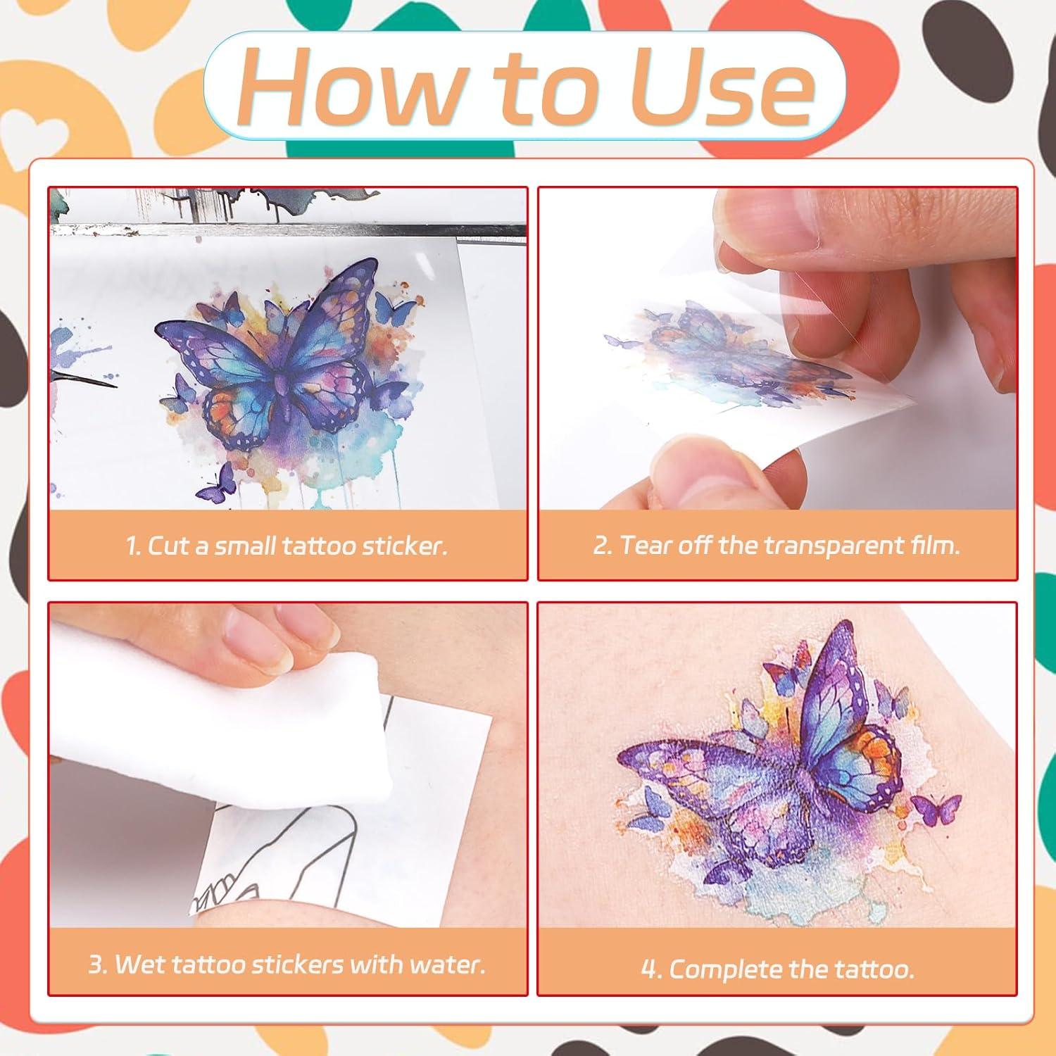 Tatuajes Temporales de Margarita Yoyuspy - 200 Calcomanías