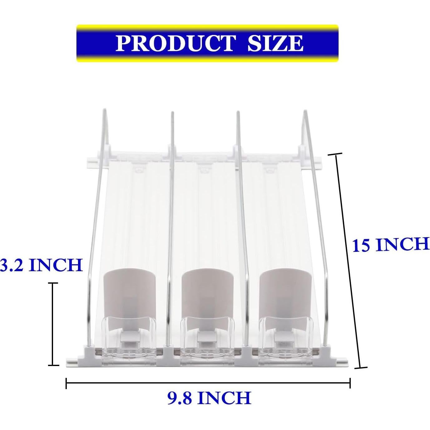 Organizador de Bebidas para Nevera - Empujador Automático 15 Latas