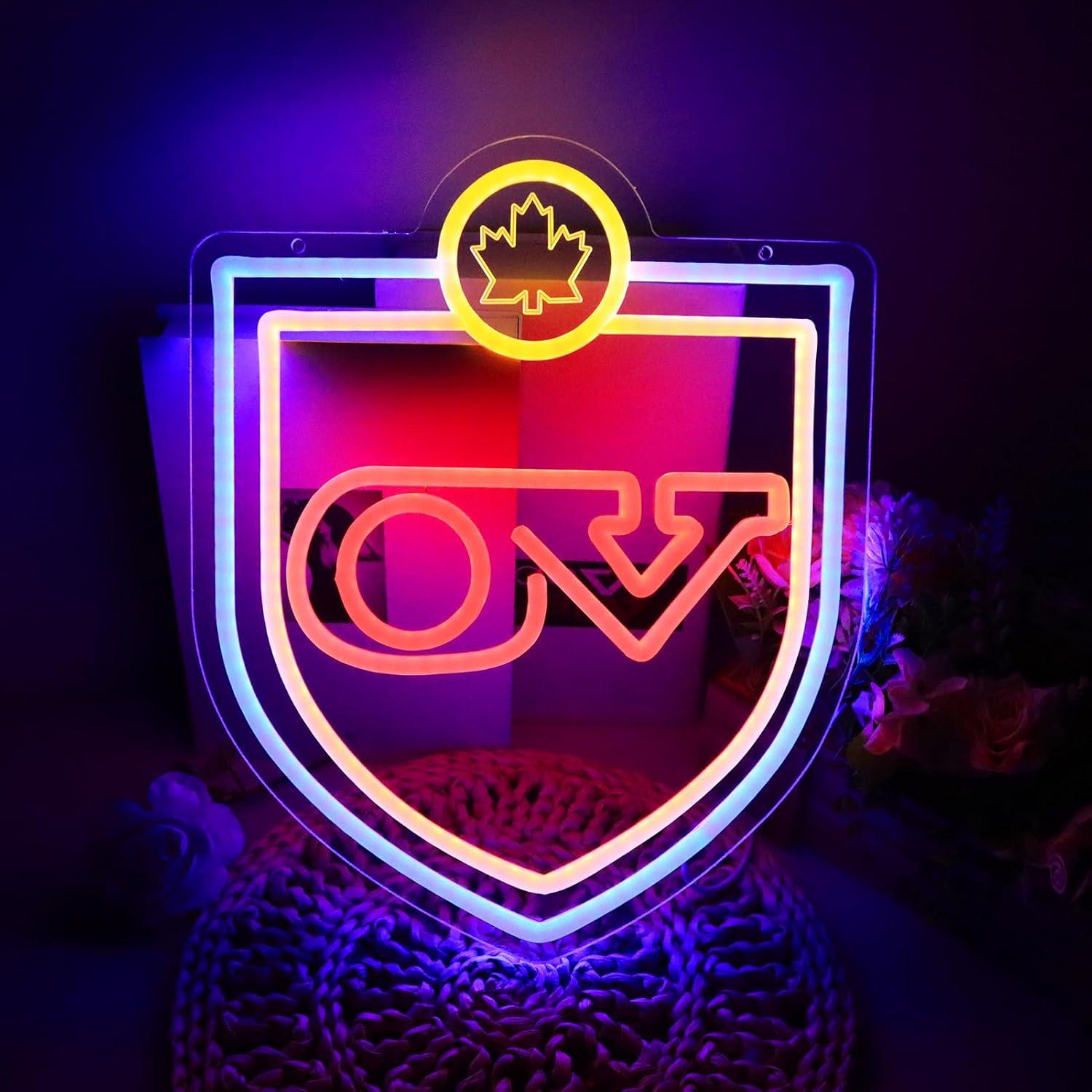 Letrero de Neón LED Vintage Old Vienna Cerveza 35.5x27.9cm