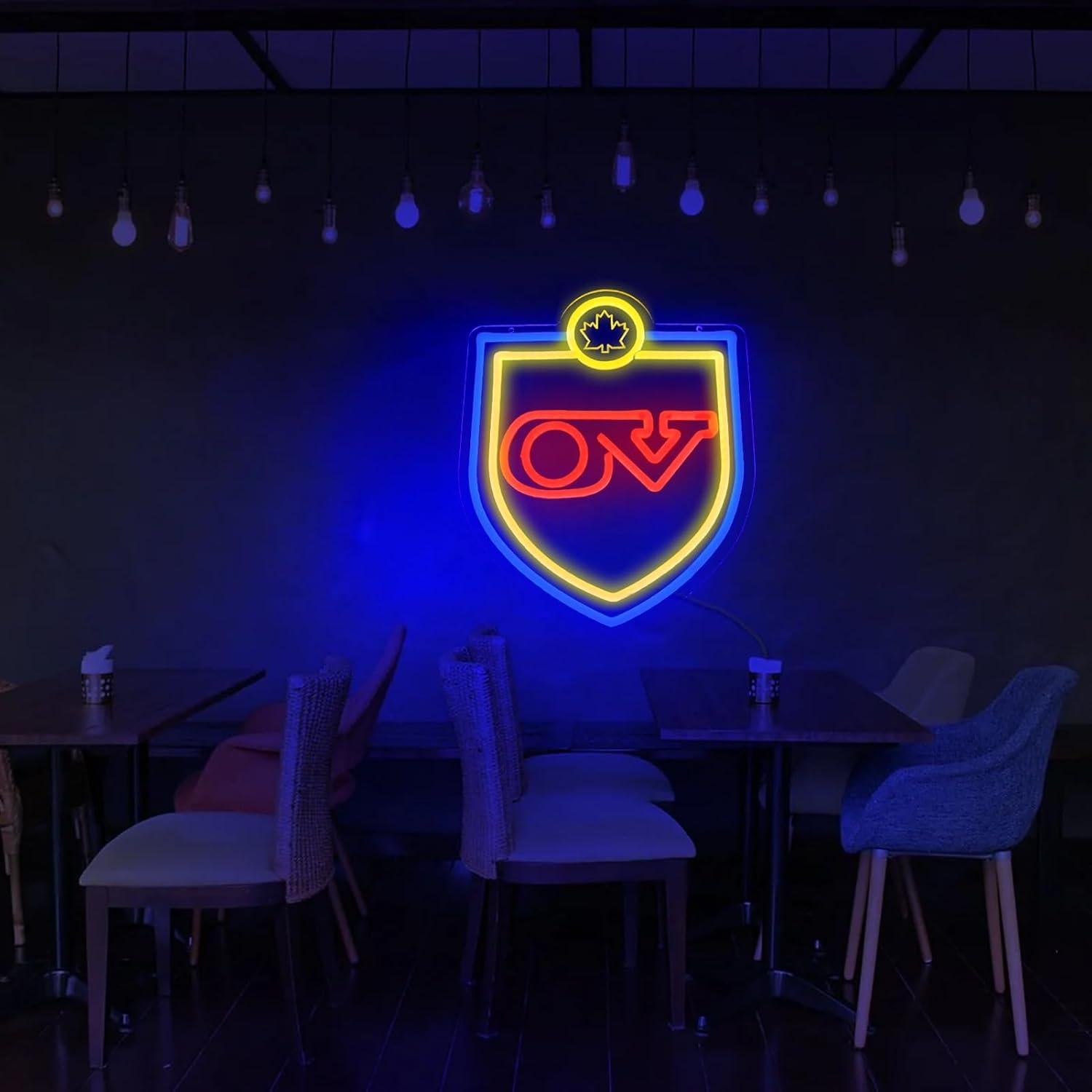 Letrero de Neón LED Vintage Old Vienna Cerveza 35.5x27.9cm